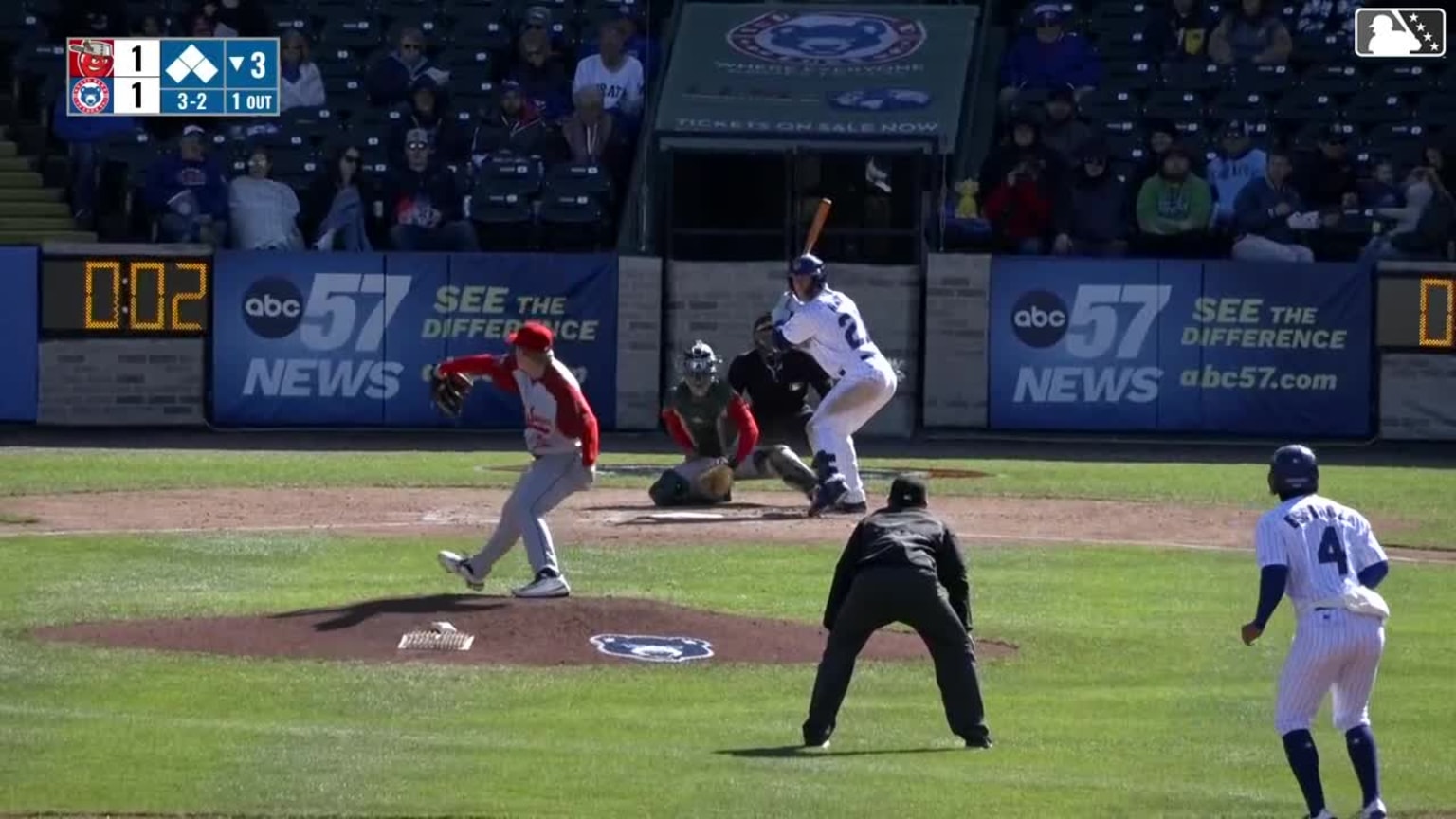 Cole Mathis walks. Kane Kepley scores. Leonel Espinoza to 3rd. Kade ...
