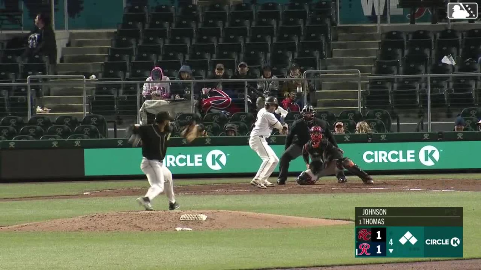 Marques Johnson Ball to Rhylan Thomas | 04/17/2026 | Rainiers