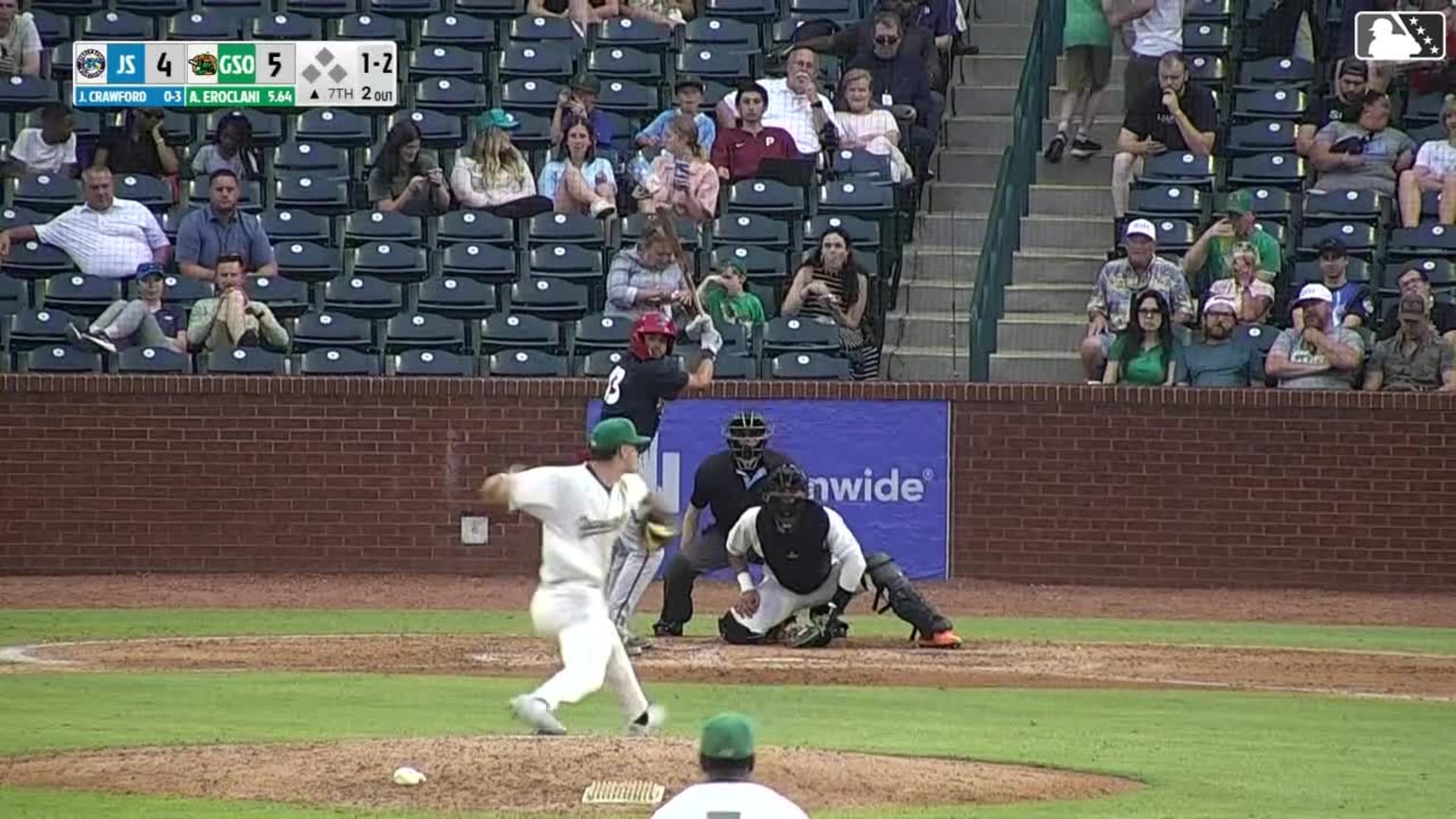 Pirates prospect Alessandro Ercolani's fifth K 06/06/2024