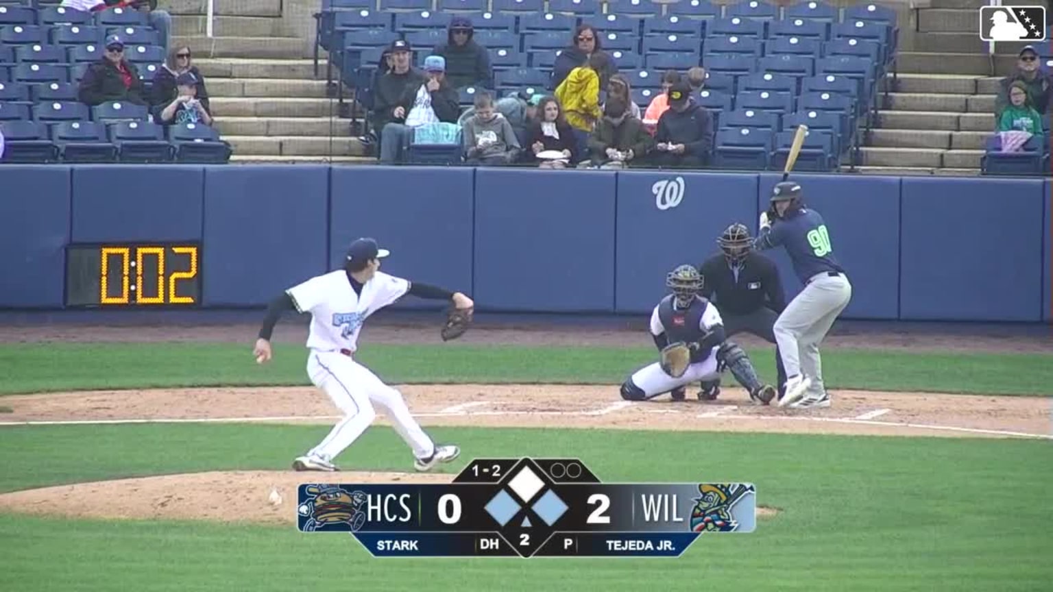Cal Stark out on a sacrifice fly to left fielder T.J. White. Rafe ...