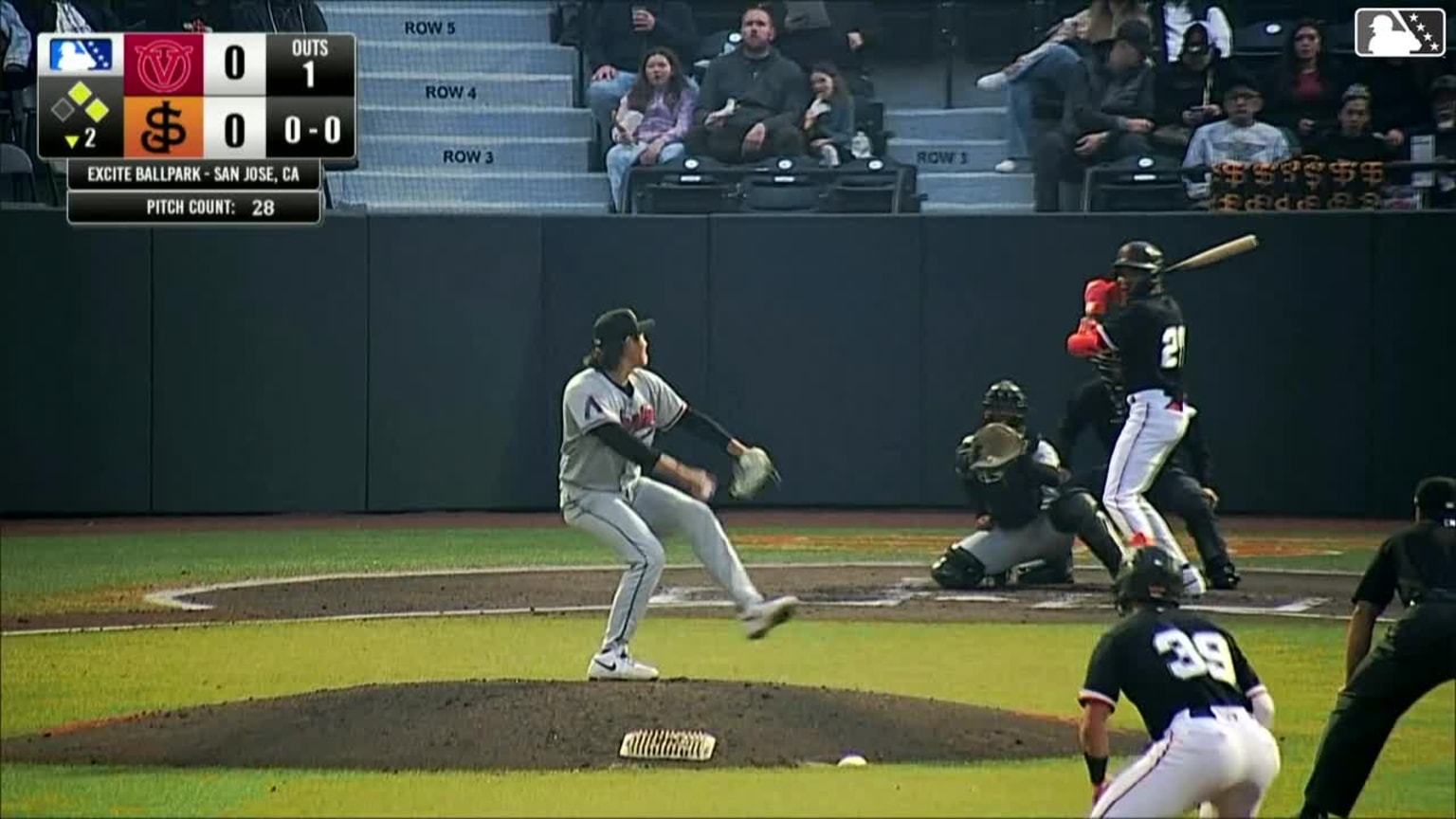 Andy Polanco singles on a ground ball to right fielder Abdias De La ...