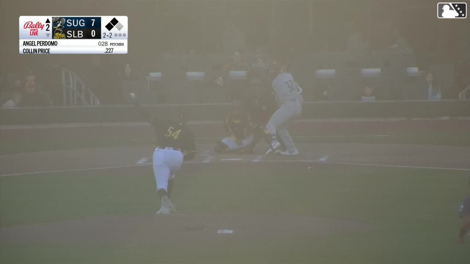 Collin Price singles on a fly ball to left fielder Chris Taylor. CJ ...