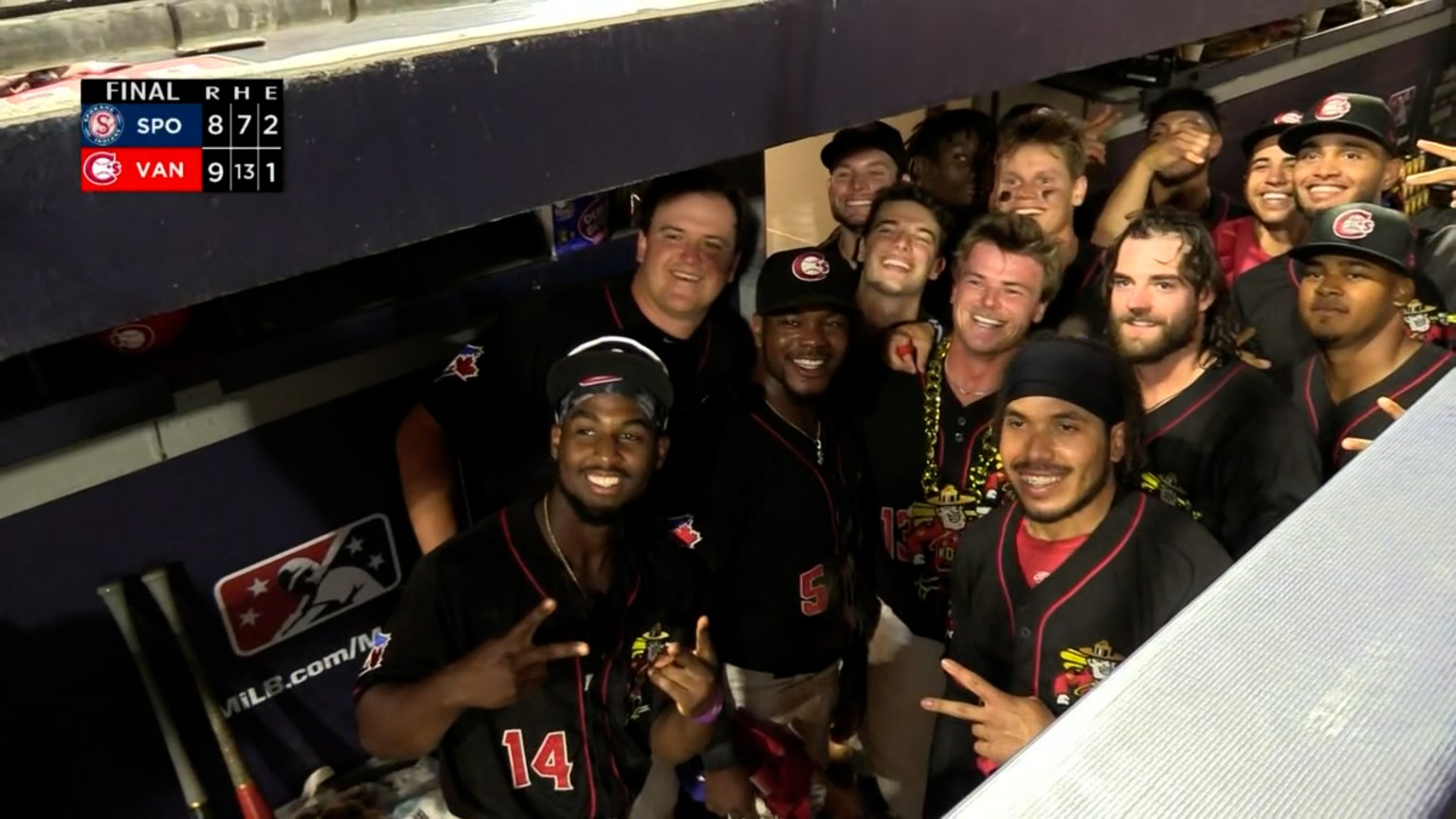 Garrett Spain's twohomer game 08/27/2023 Canadians