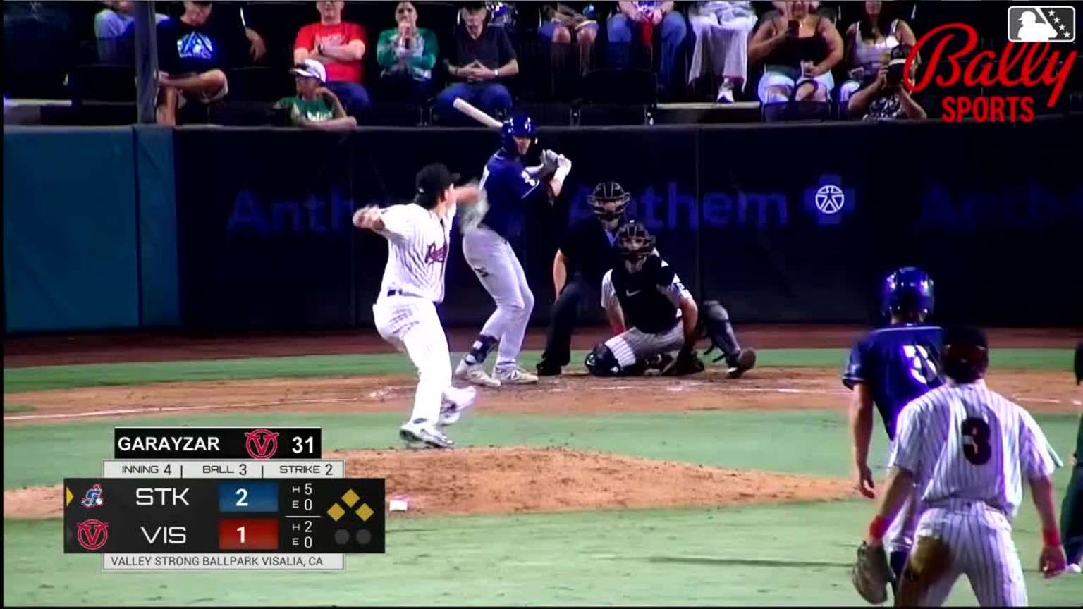 Bobby Blandford walks. Edgar Montero scores. Michael Brooks to 3rd. Drew Burress to 2nd.
