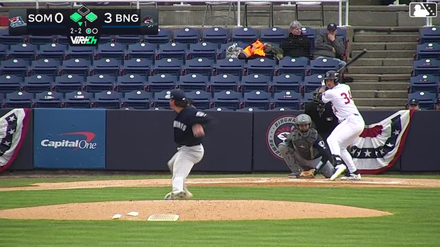 Xavier Rivas In play, run(s) to Nick Lorusso | 04/10/2026 | Rumble Ponies