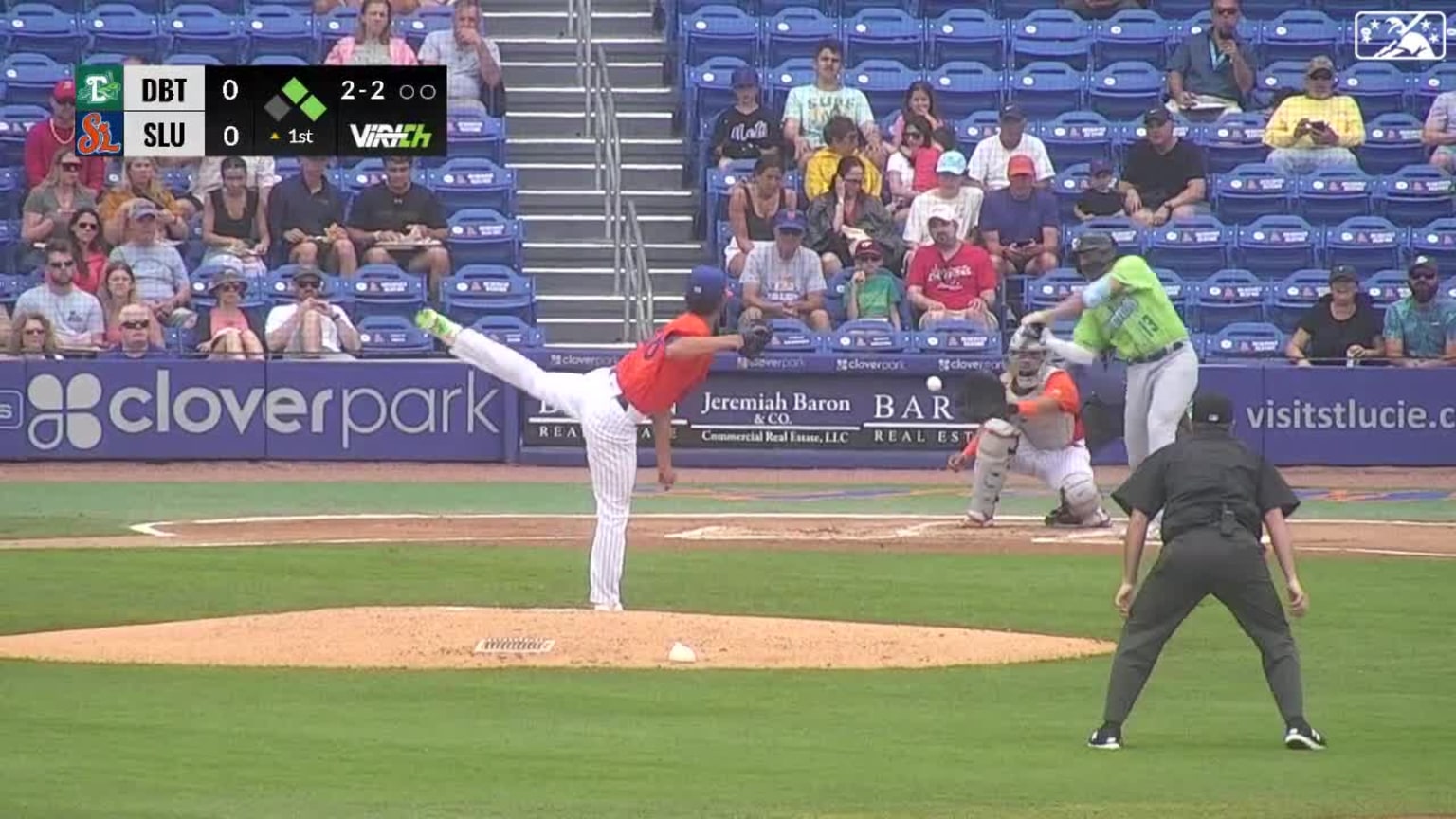 Sal Stewart chops RBI single 04/09/2023 Tortugas