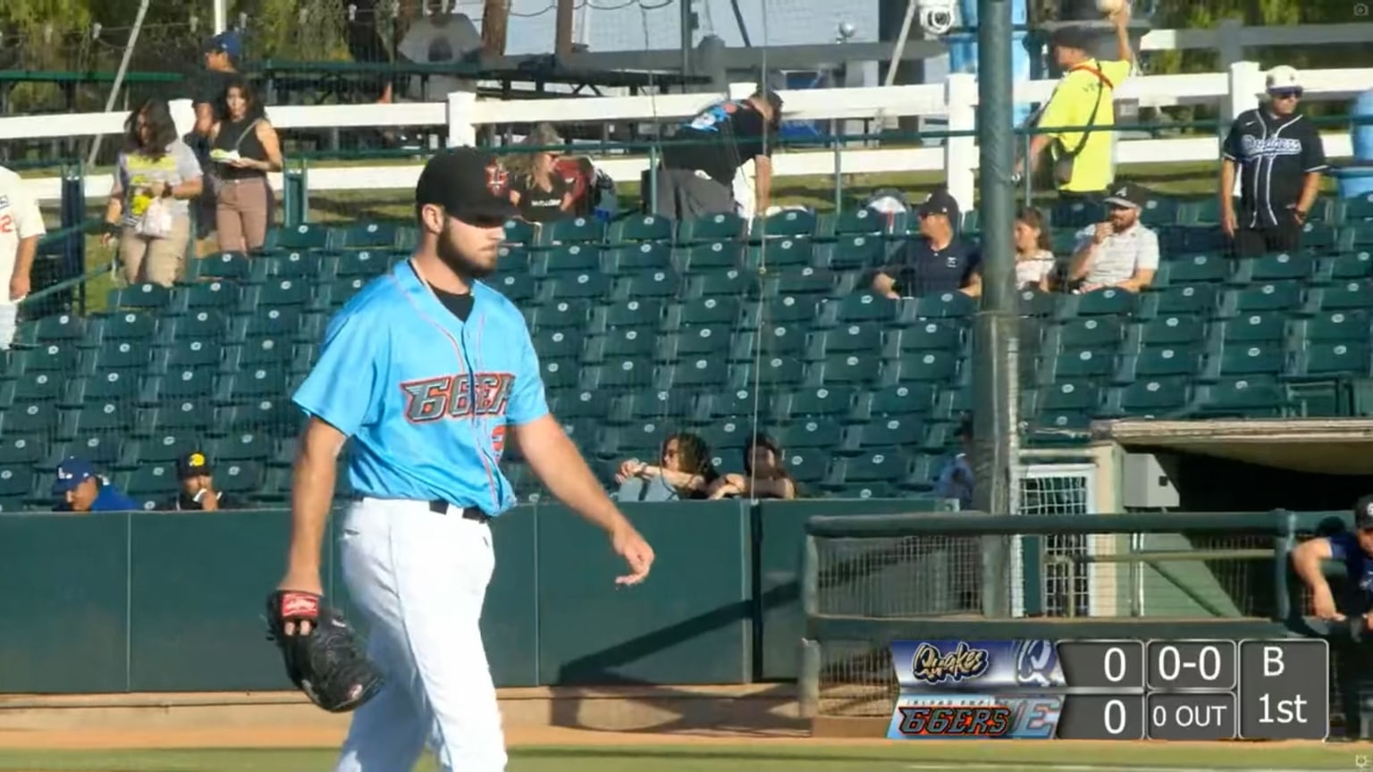 Mason Albright strikes out side 07/08/2023 66ers