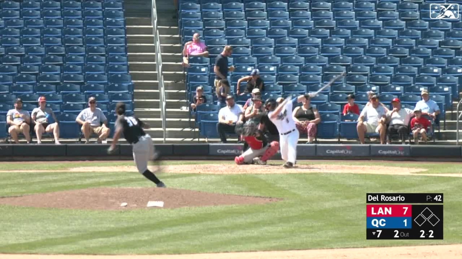Del Rosario's one hit outing 07/30/2023 Lugnuts
