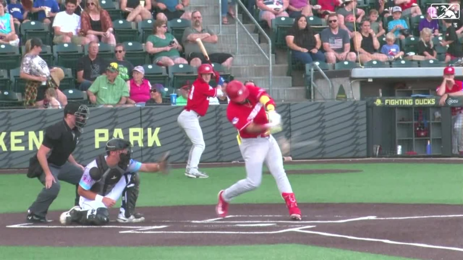 Alex De Jesus' threerun homer 06/23/2023 Canadians