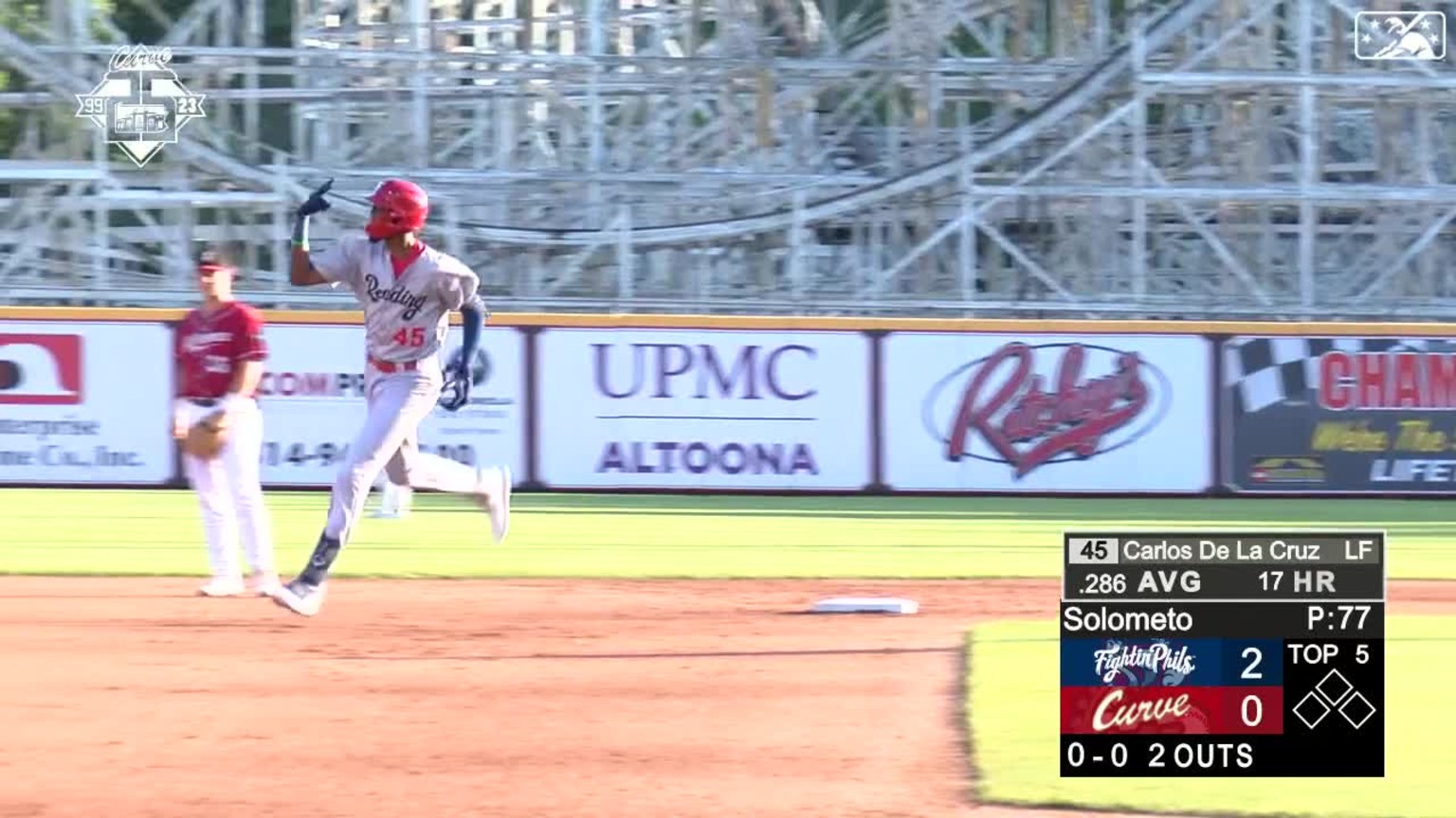 Carlos De La Cruz's solo home run 07/21/2023 Fightin Phils