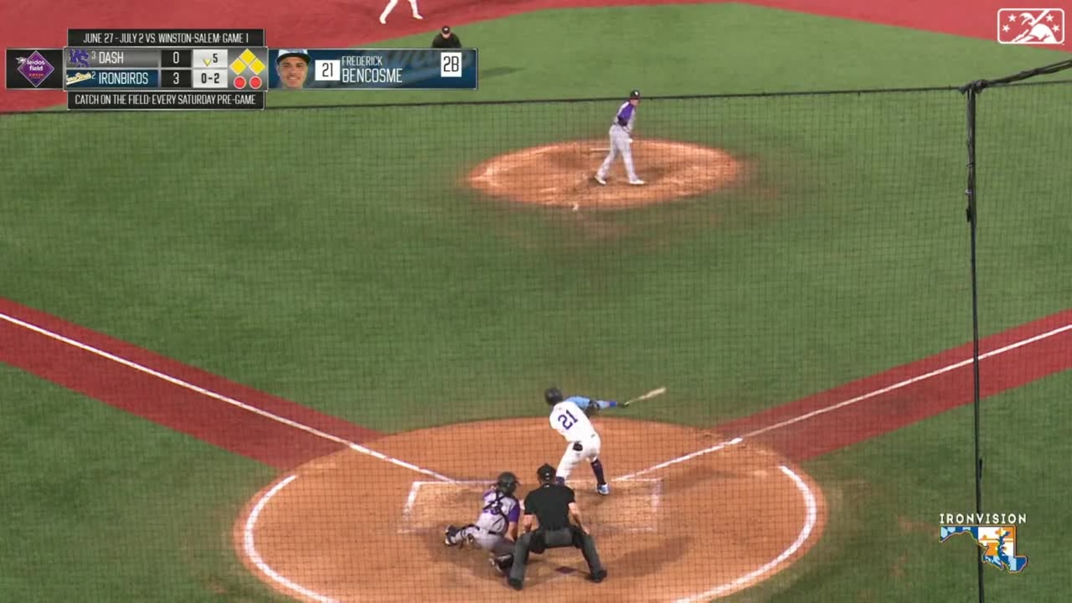 Frederick Bencosme's RBI single 06/28/2023 IronBirds