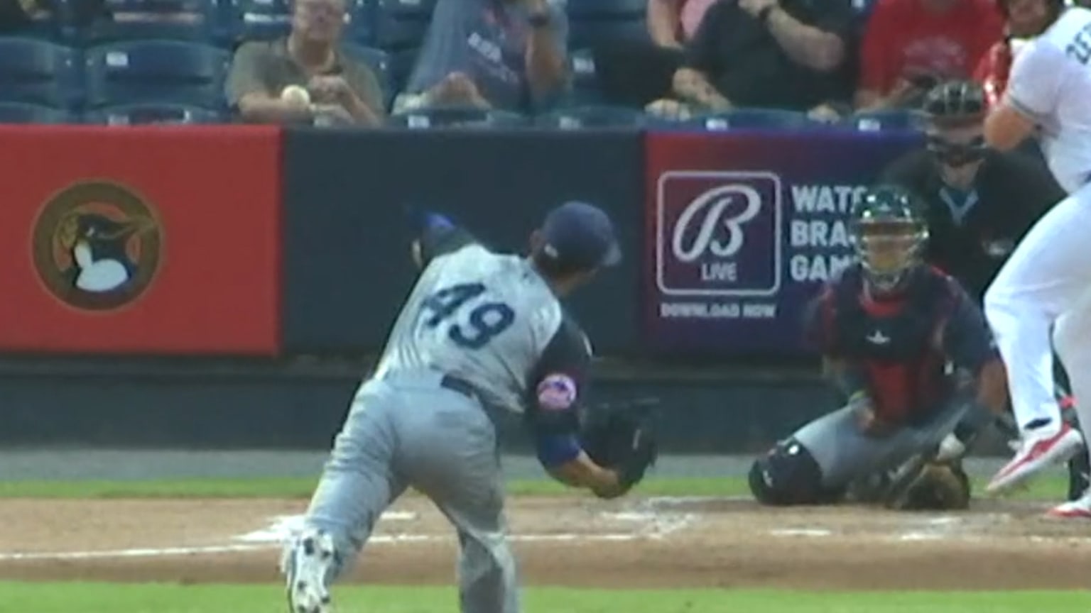 Felipe De La Cruz strikes out three in the 4th 05/08/2024