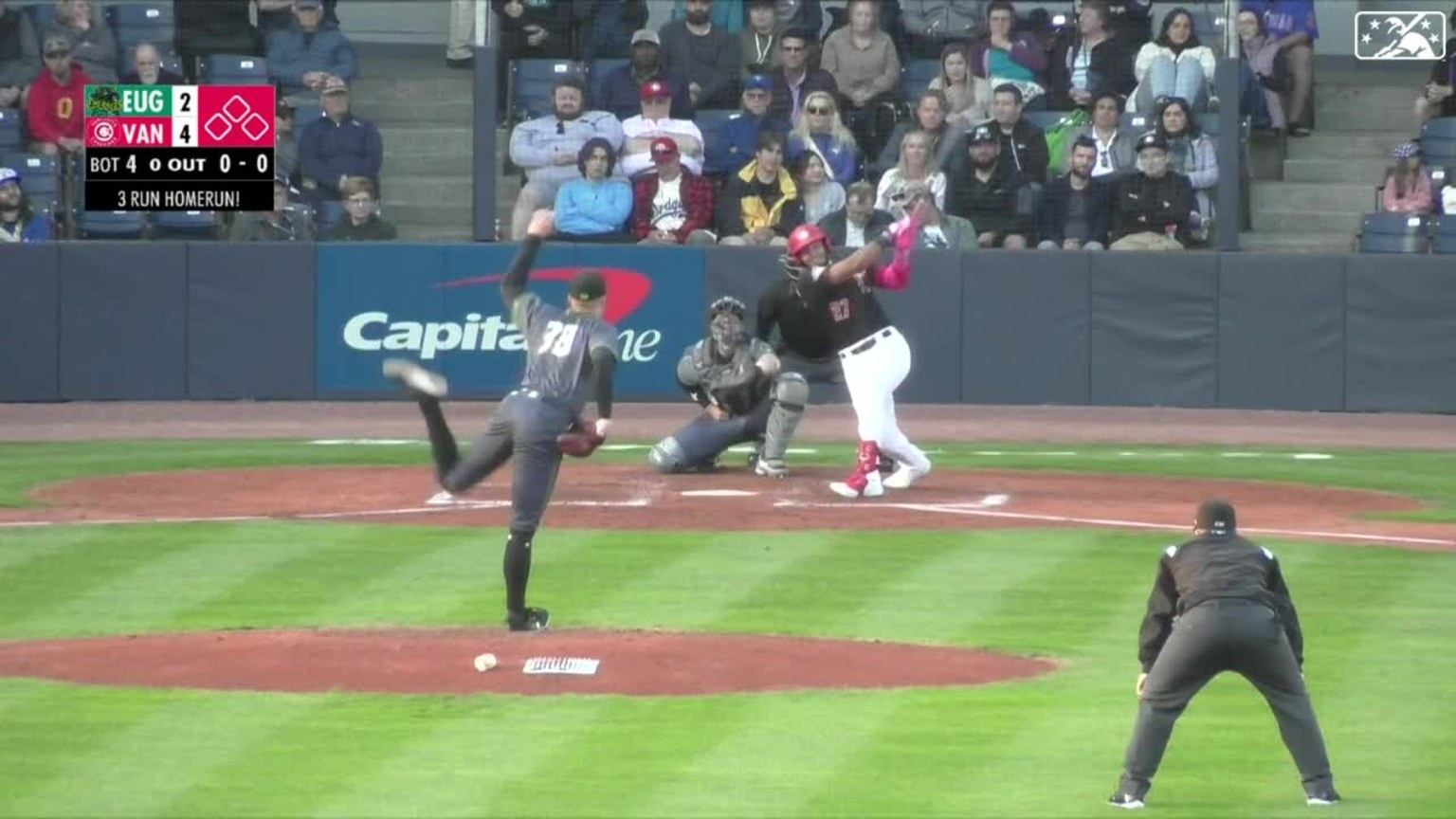 Alex De Jesus's home run 05/31/2023 Canadians