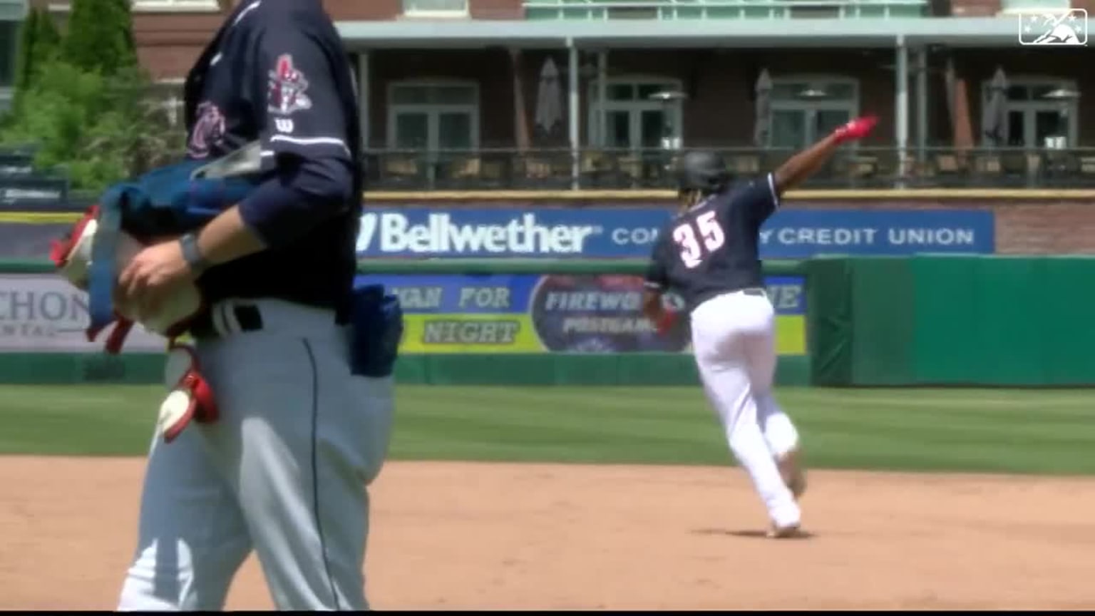 Rainer Nunez's threerun homer 05/31/2023 Fisher Cats