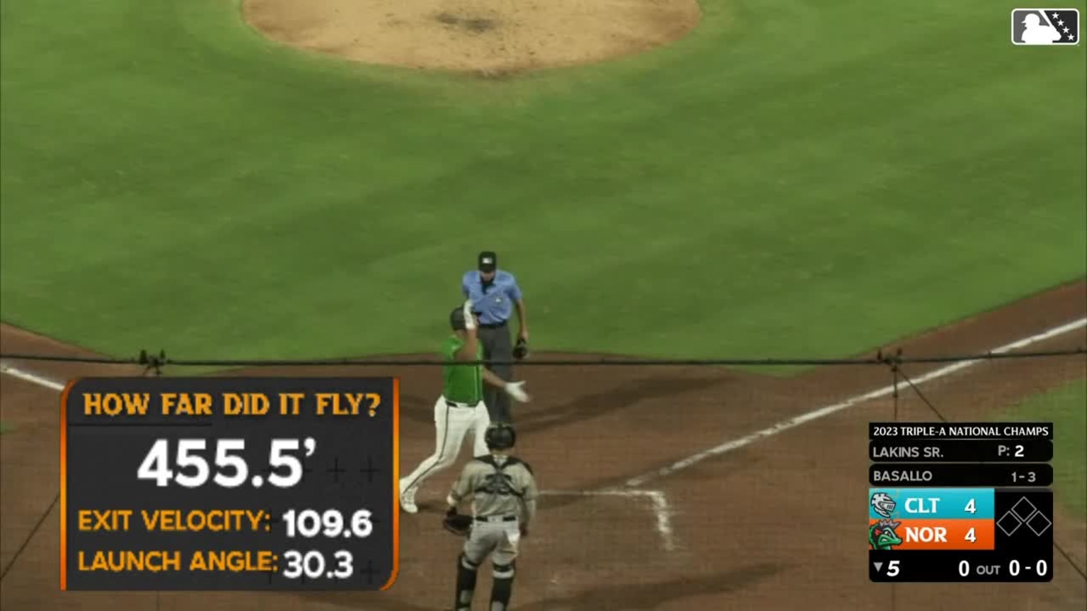 Samuel Basallo's solo homer 09/08/2024 Tides