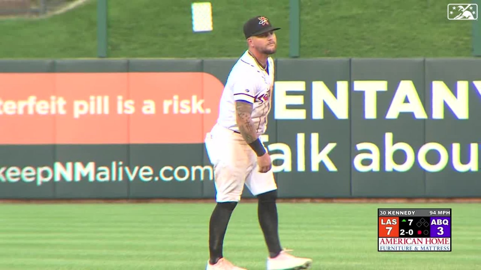 Hunter Stovall's diving stop 08/07/2023 Isotopes