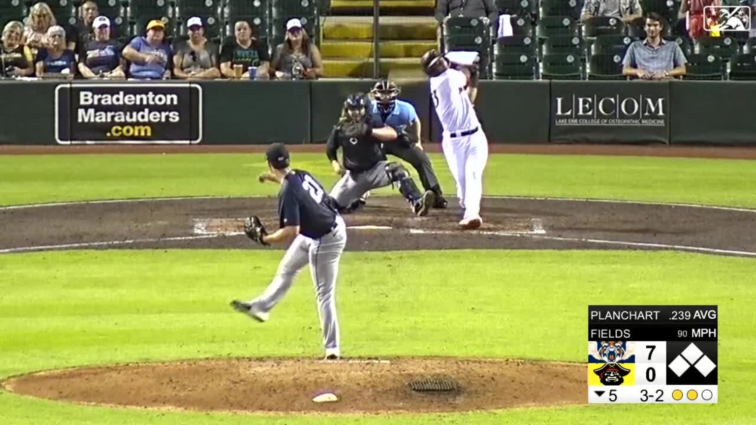 Colin Fields' six strikeouts 08/19/2023 Flying Tigers