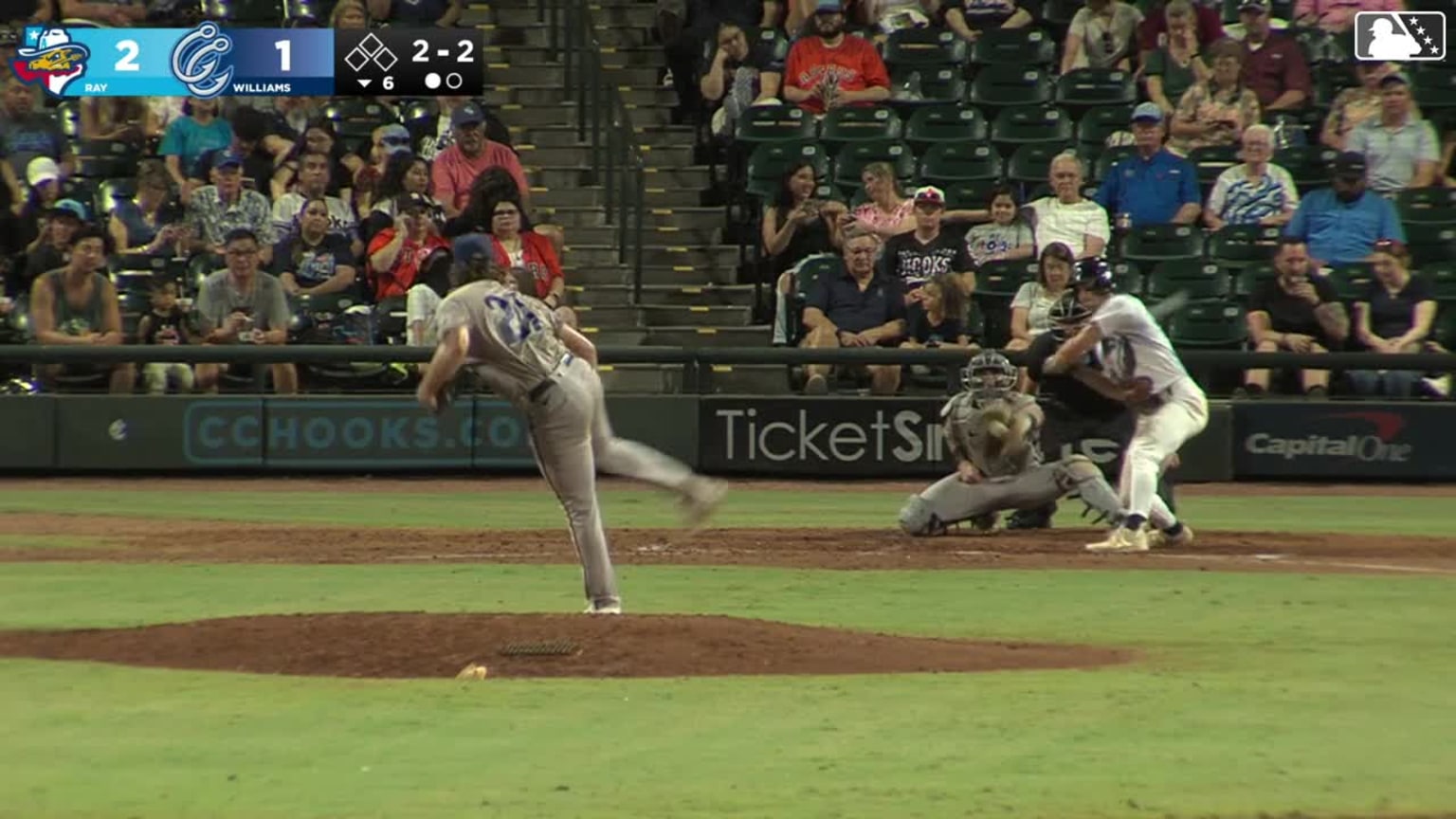 Dylan Ray records his sixth strikeout | 08/03/2024 | Sod Poodles