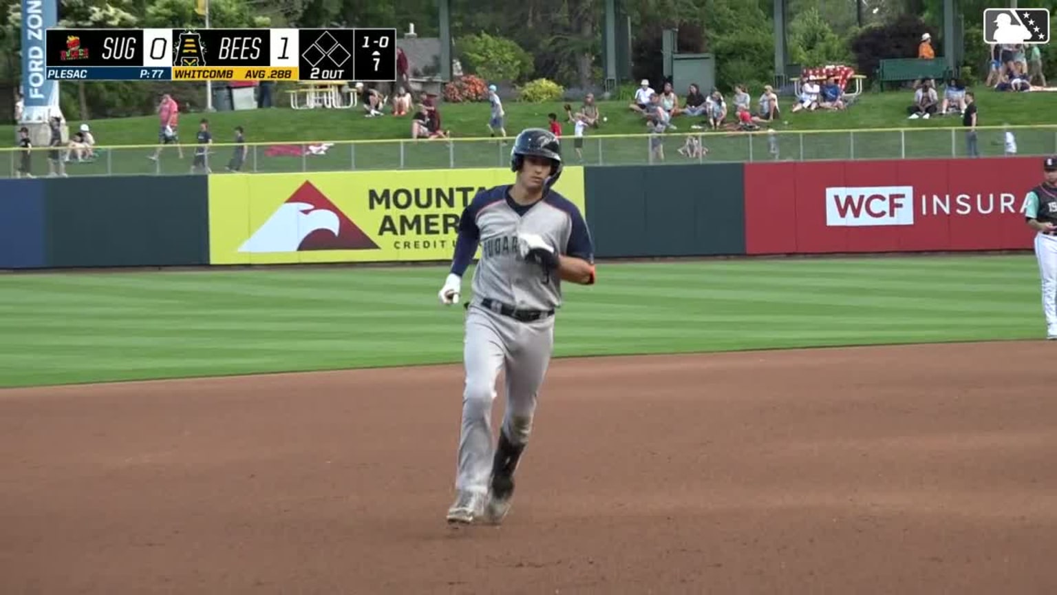 Shay whitcomb hits 463 foot homer 06 07 2024 milb