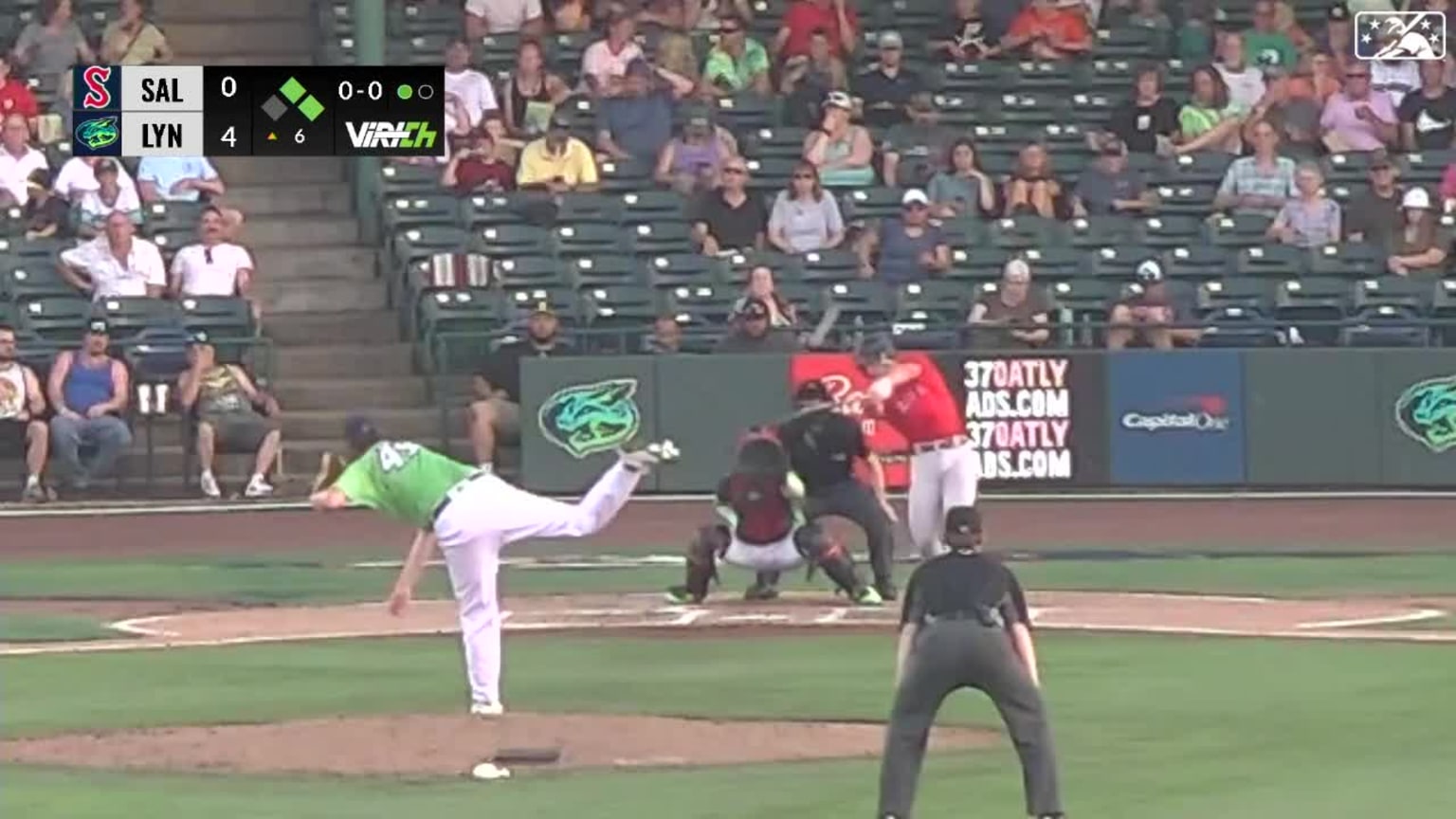 Brooks Brannon's three-run homer, 07/06/2023