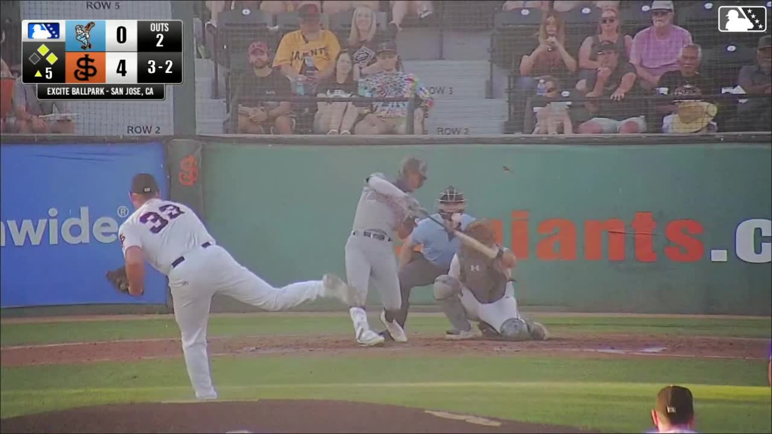 Shane Rademacher's fifth strikeout | 06/12/2024 | Giants