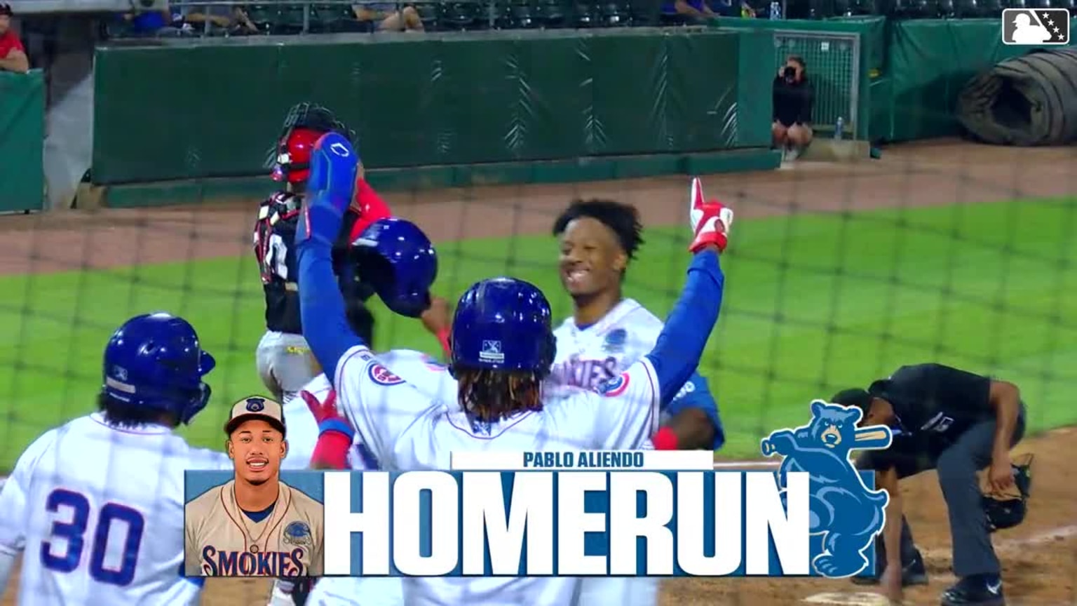 Pablo Aliendo's three-run home run | 05/30/2024 | Smokies