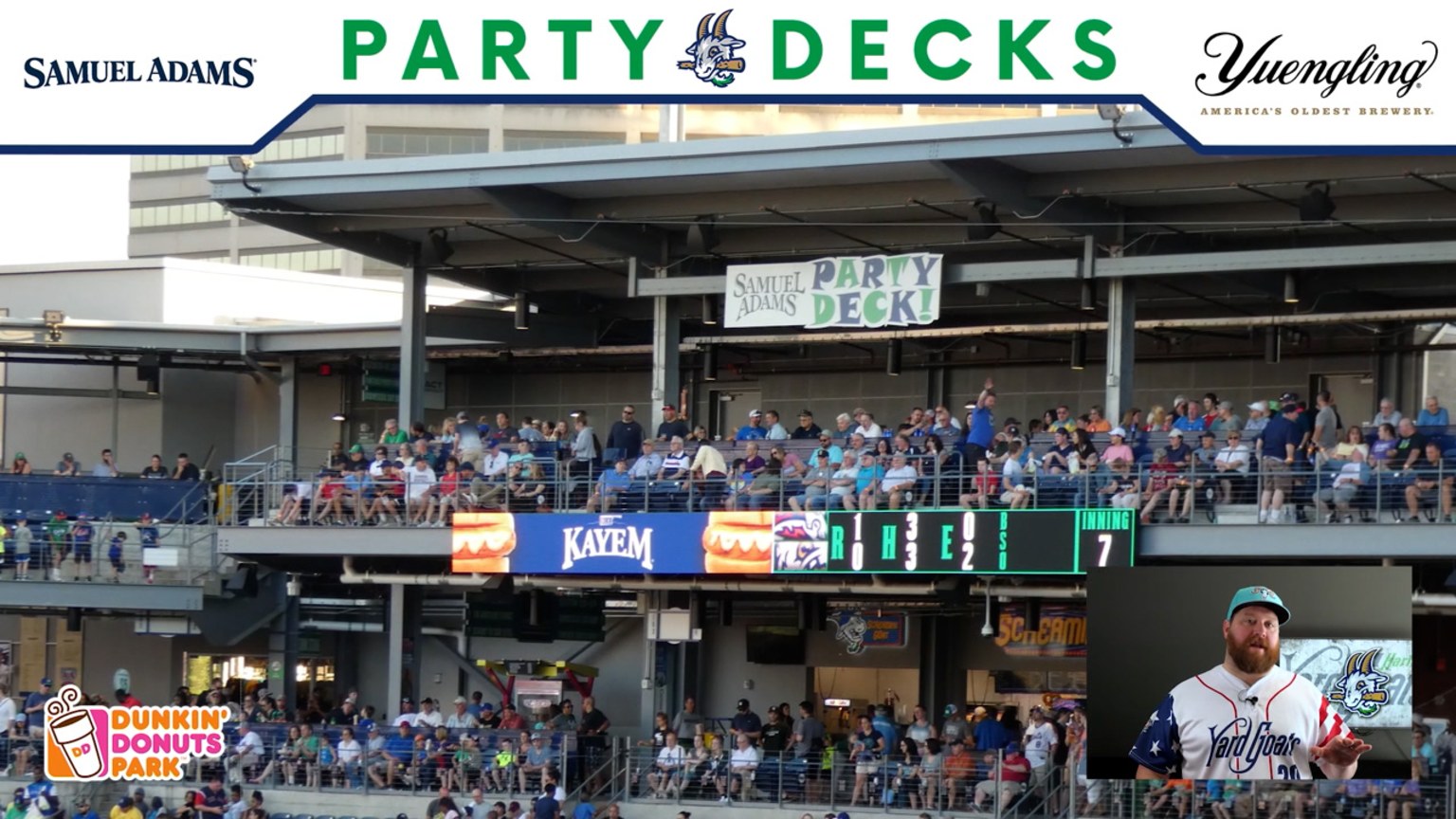 Yard Goats Party Decks 01/11/2023 Yard Goats