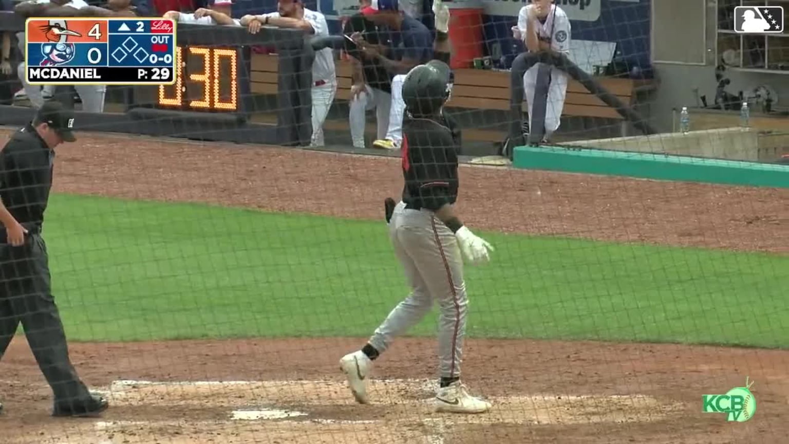 Thomas Sosa's first home run of the season | 05/07/2024 | Shorebirds