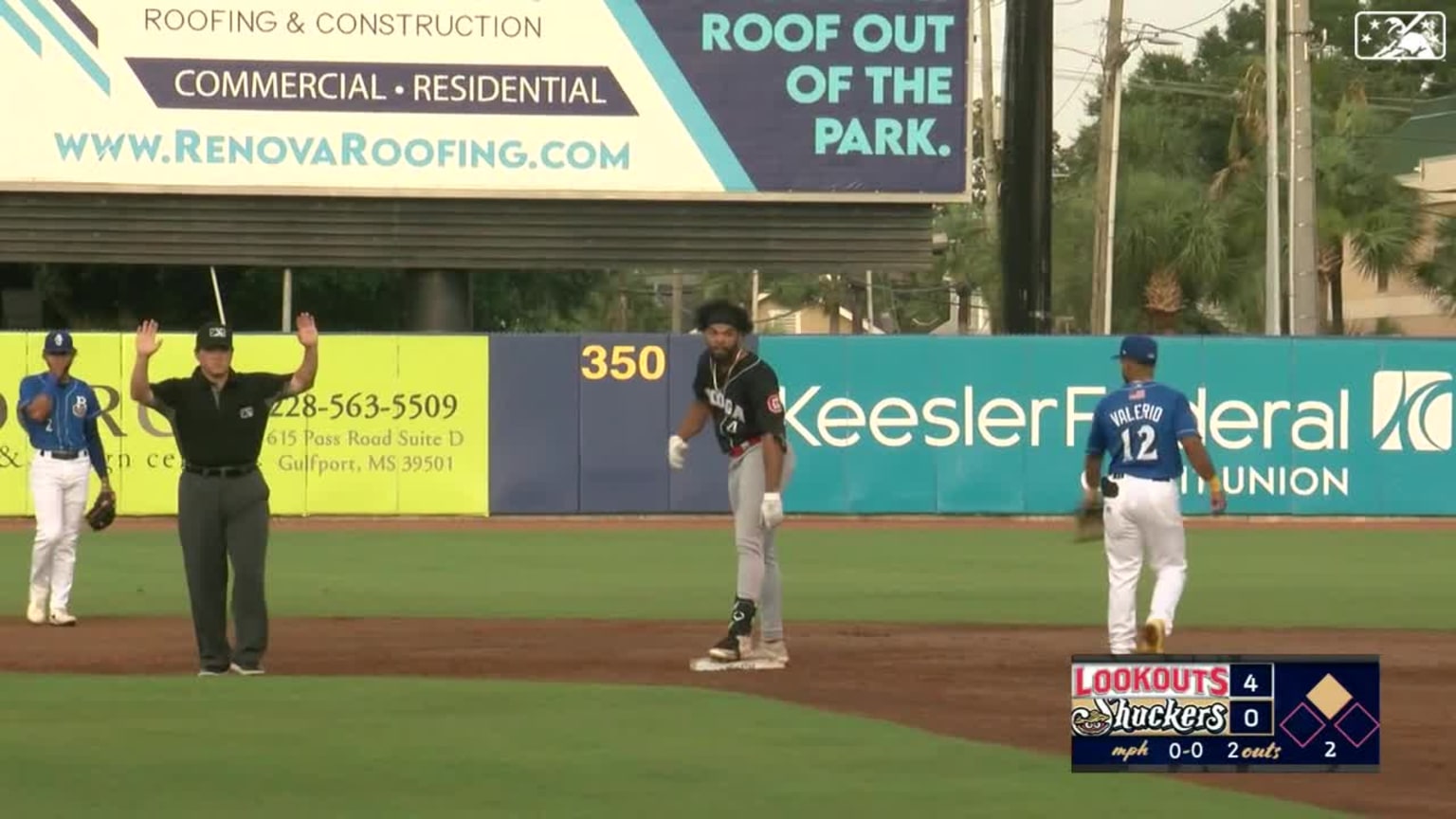 Rece Hinds' 15th double 06/21/2023 Lookouts