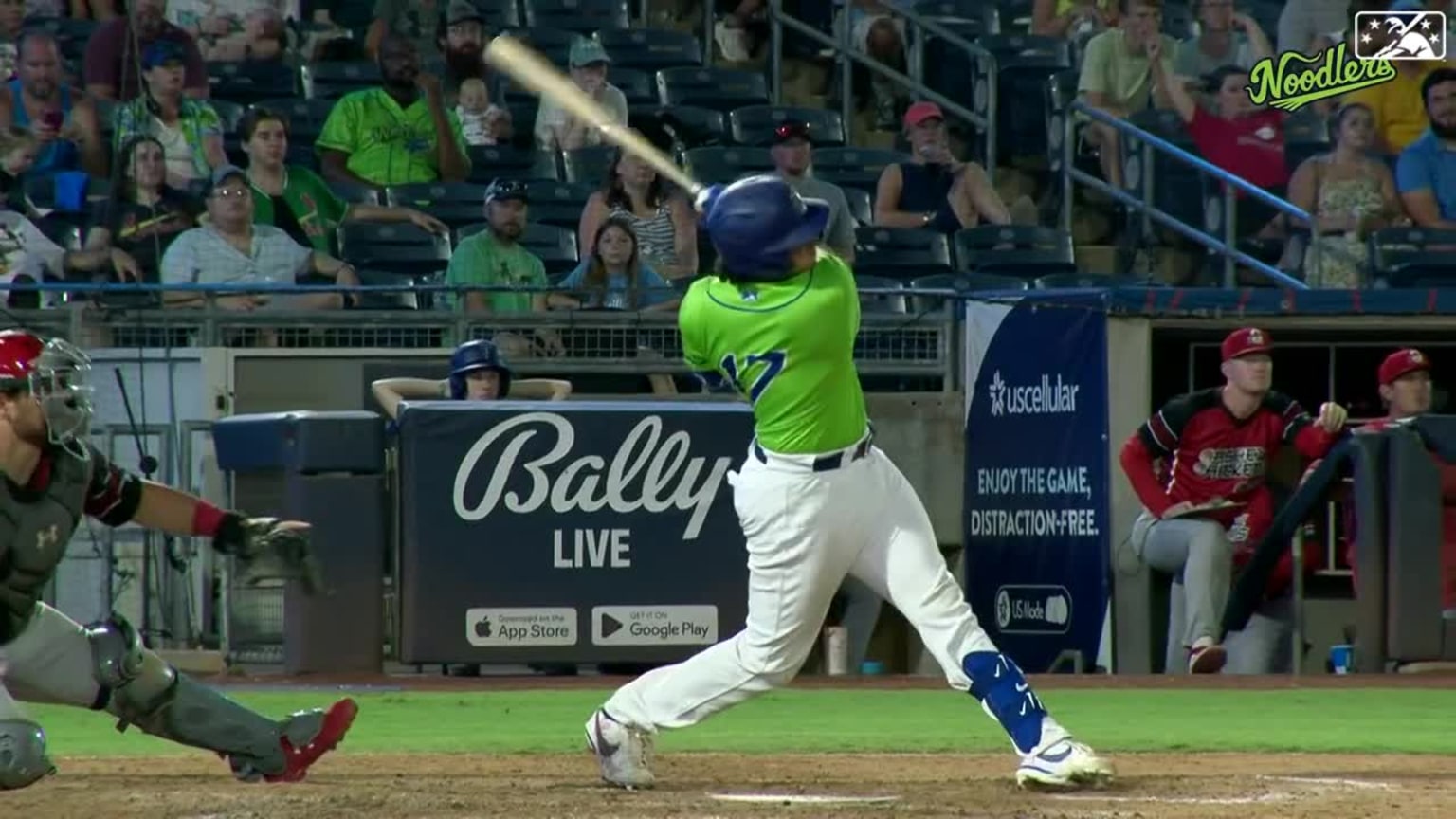 Diego Cartaya's two-run homer, 08/24/2023