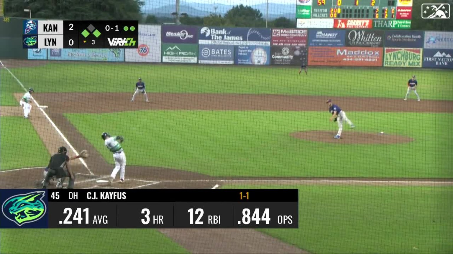C.J. Kayfus' threerun home run 09/07/2023