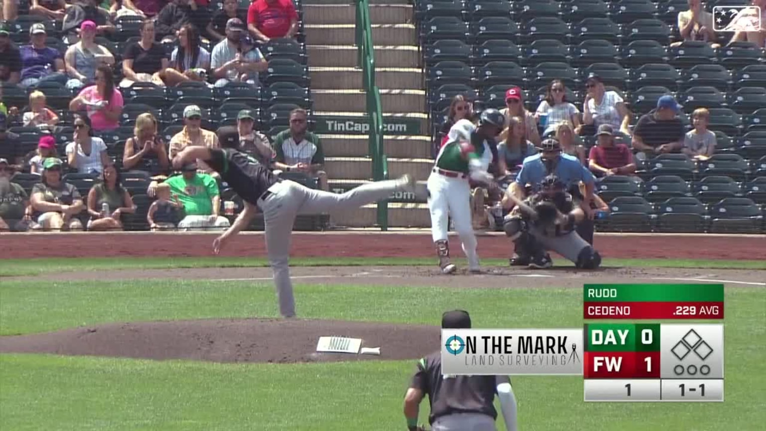 Nerwilian Cedeño's solo home run 08/20/2023 TinCaps