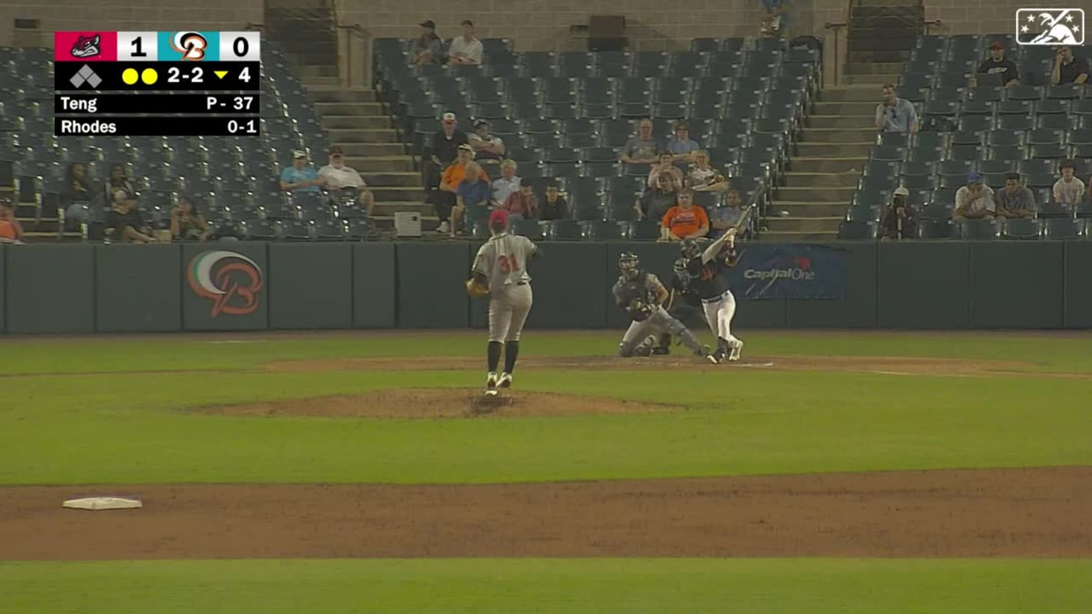 Kai-Wei Teng's fifth strikeout | 06/15/2023 | Flying Squirrels