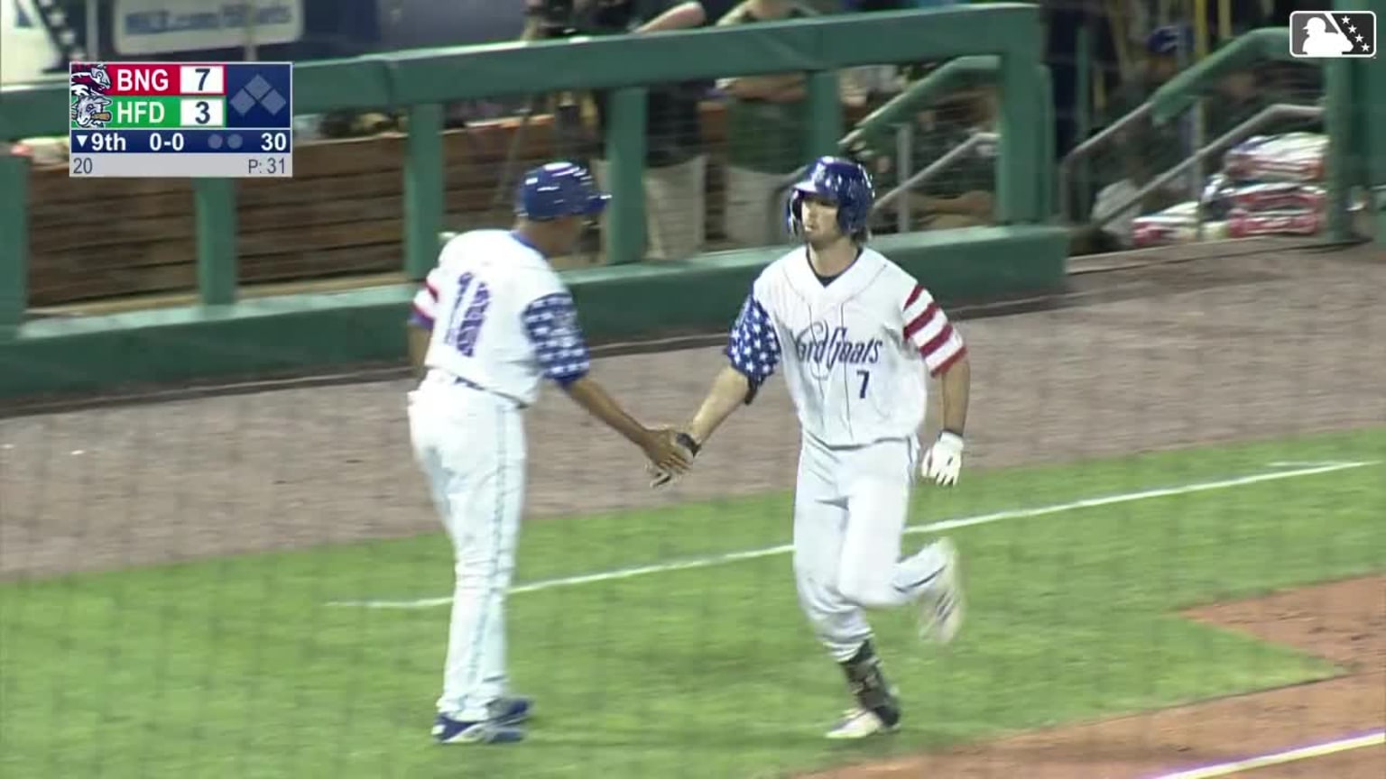 Sterlin Thompson's second home run of the game | 07/05/2024 | Yard Goats