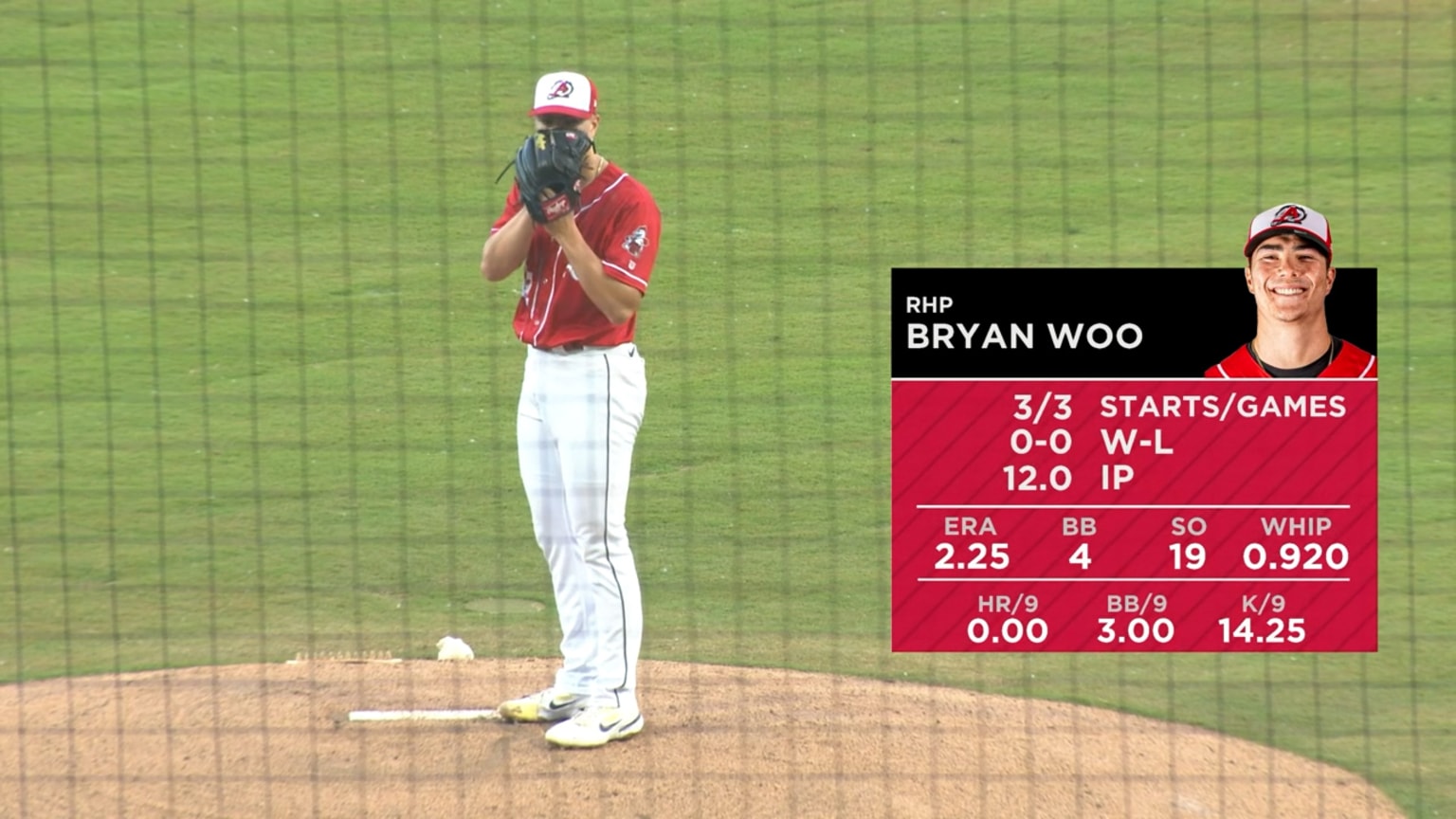 Bryan Woo's first strikeout, 06/03/2023