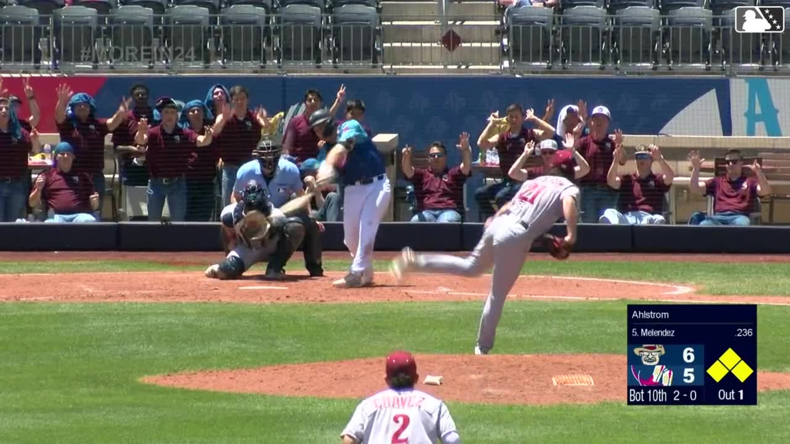 Ivan Melendez's Walk-off Two-run Double | 05/14/2024 | Sod Poodles