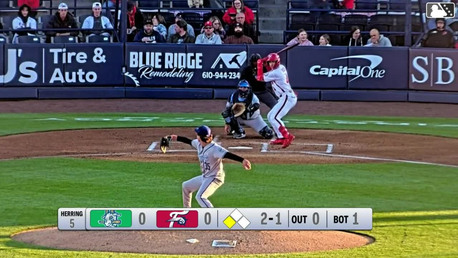 Griffin Herring Ball to Bryan Rincon | 04/08/2026 | Fightin Phils