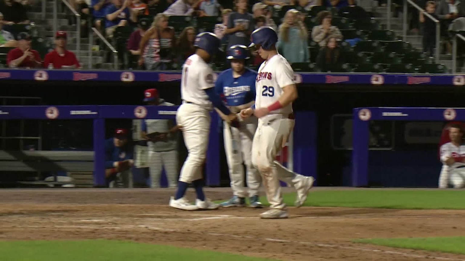 Brian Serven Scores off a Steward Berroa Walk | 06/15/2024 | Bisons