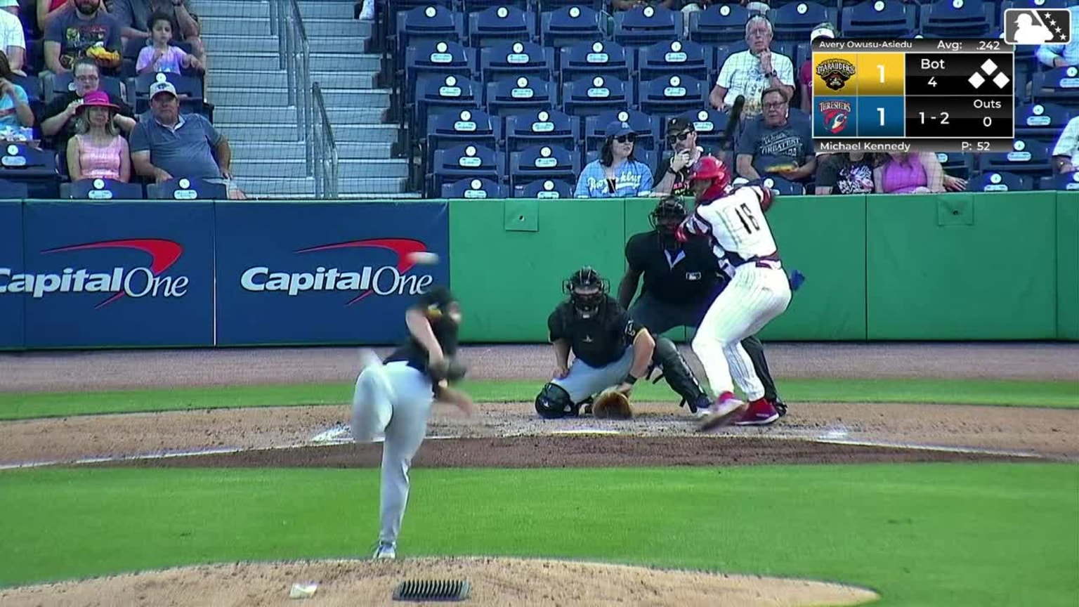 Michael Kennedy grabs his sixth strikeout | 04/28/2024 | MiLB.com