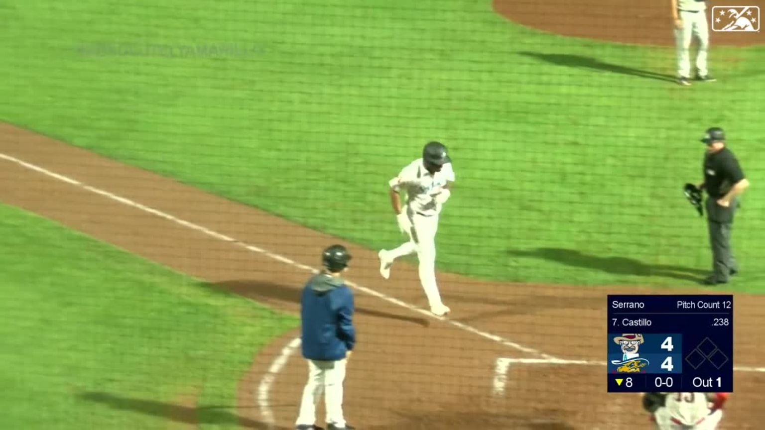 De Los Santos goes deep for Hops, 07/31/2022