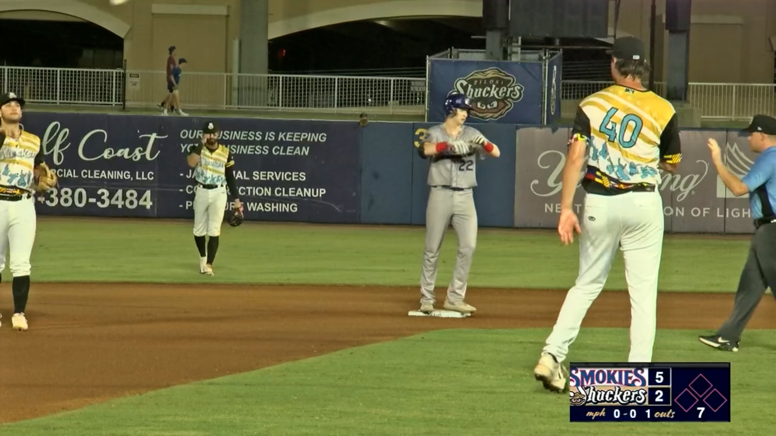 Owen Caissie's three hit game 08/12/2023 Smokies