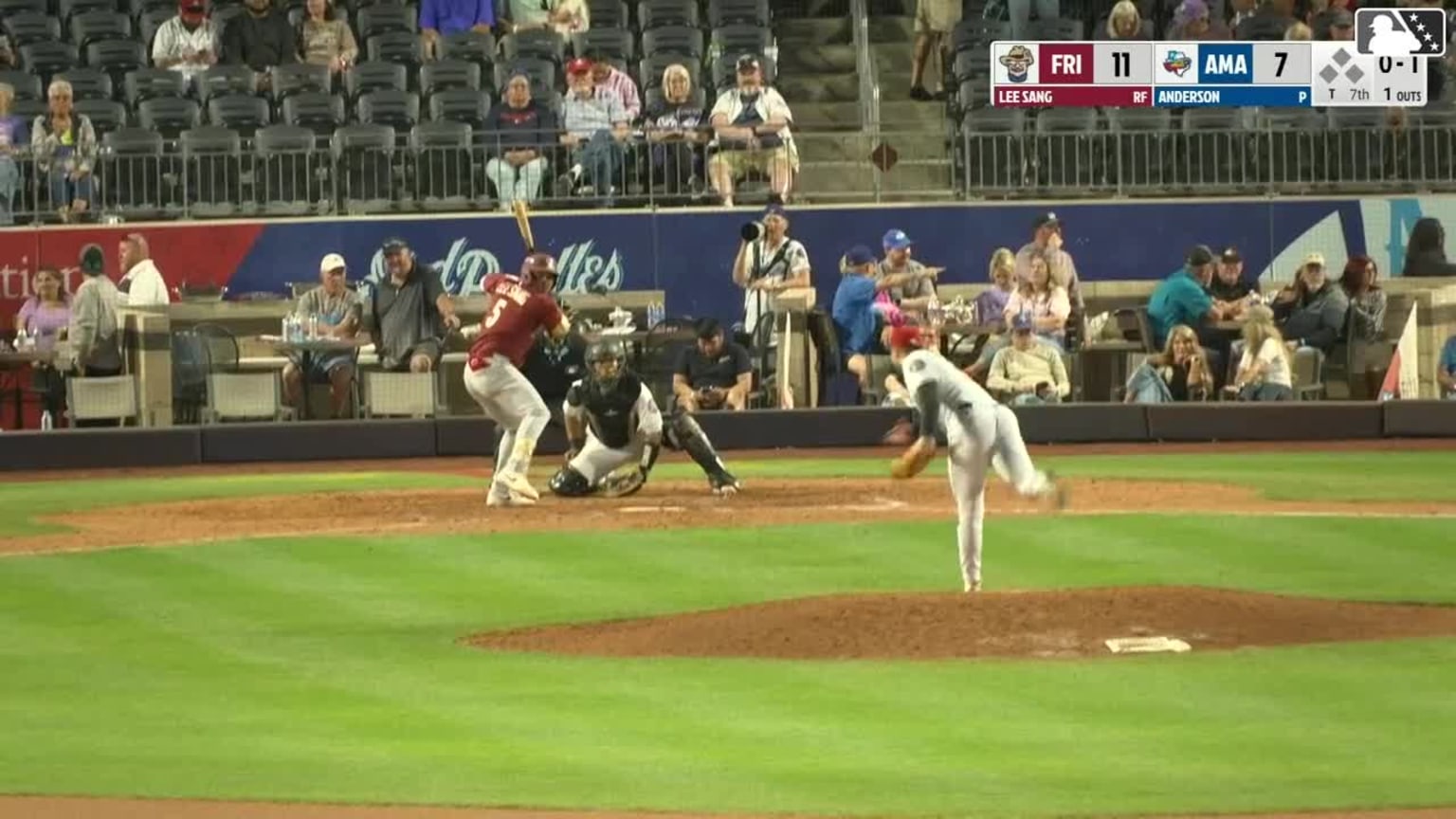 Marcus Lee Sang homers (2) on a fly ball to center field. | 04/17/2026 ...