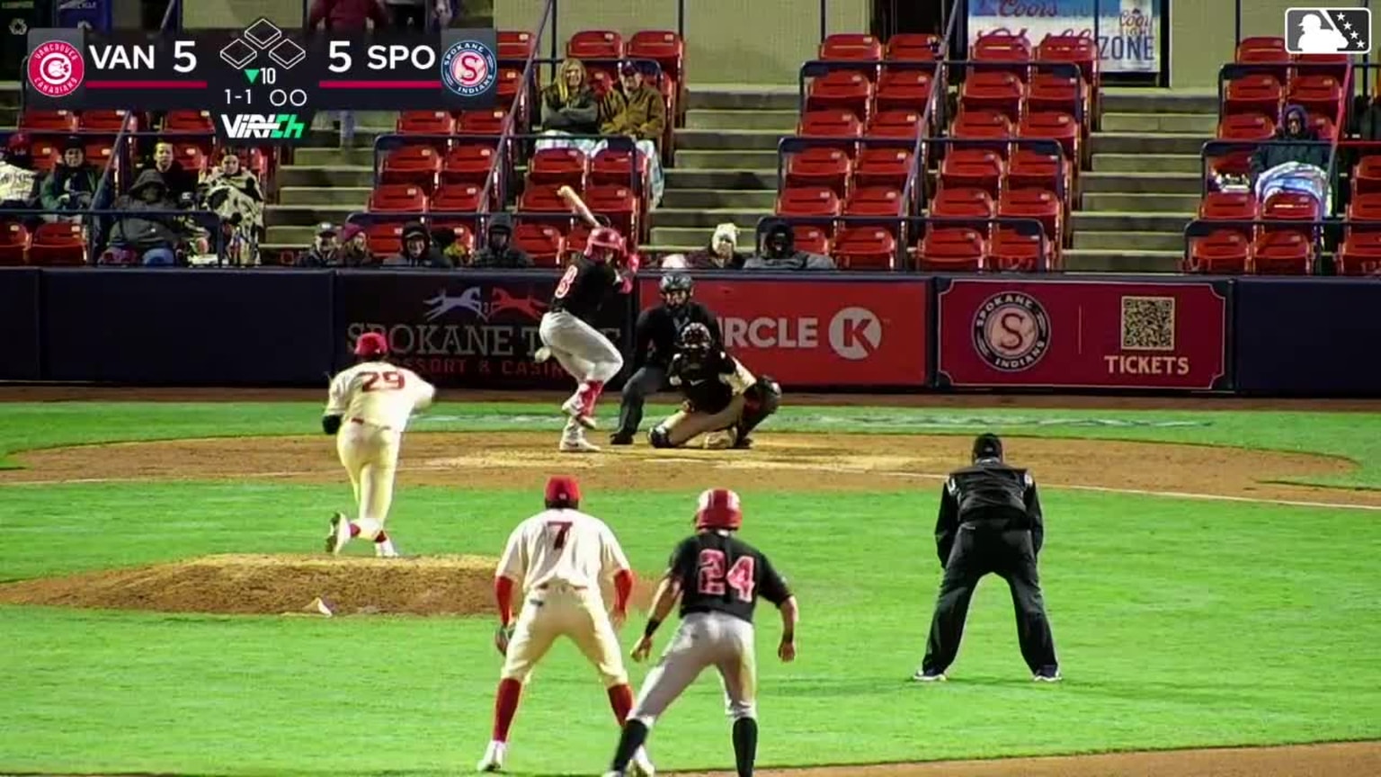 Tucker Toman hits a grand slam (1) to left center field. Jacob Sharp ...