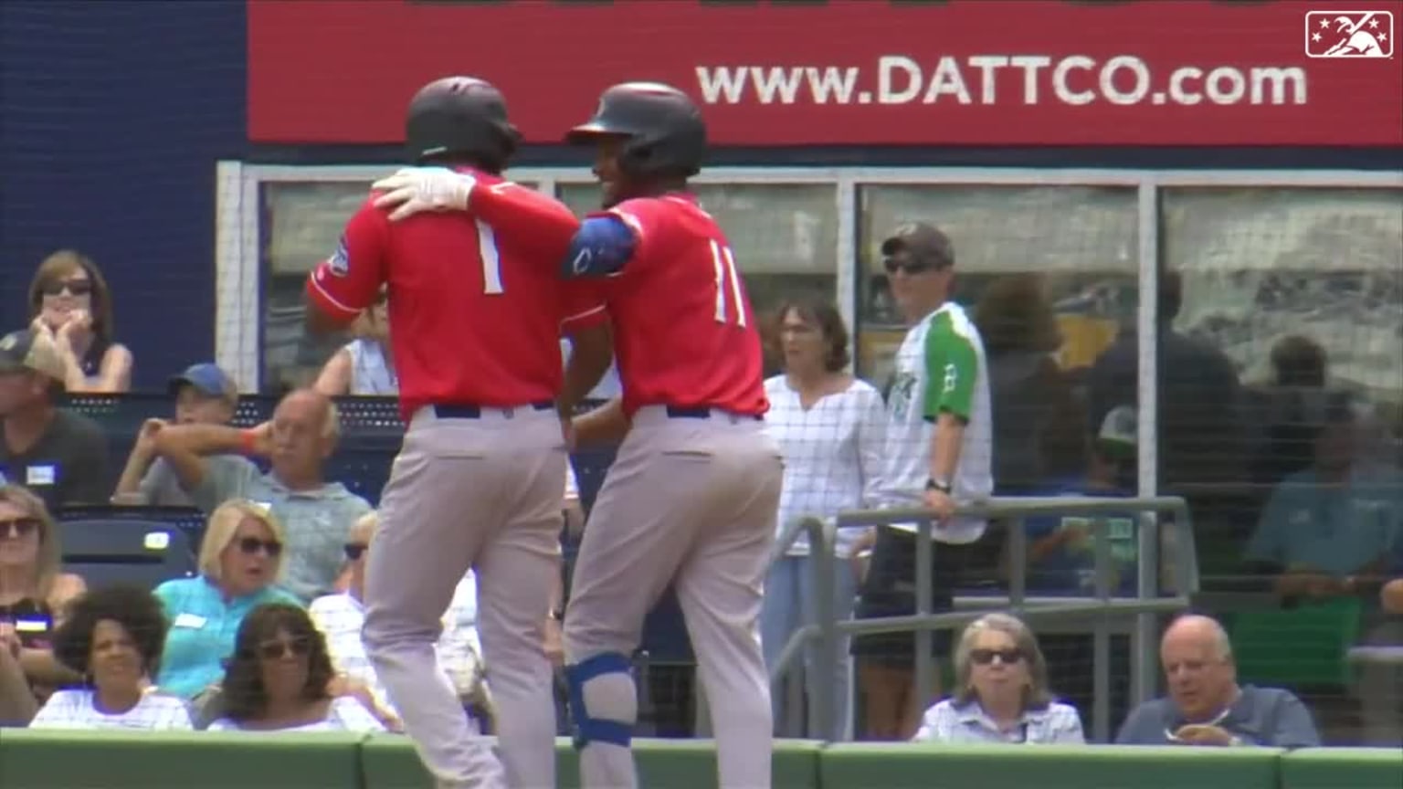 Martinez's record homer 08/21/2022 Yard Goats