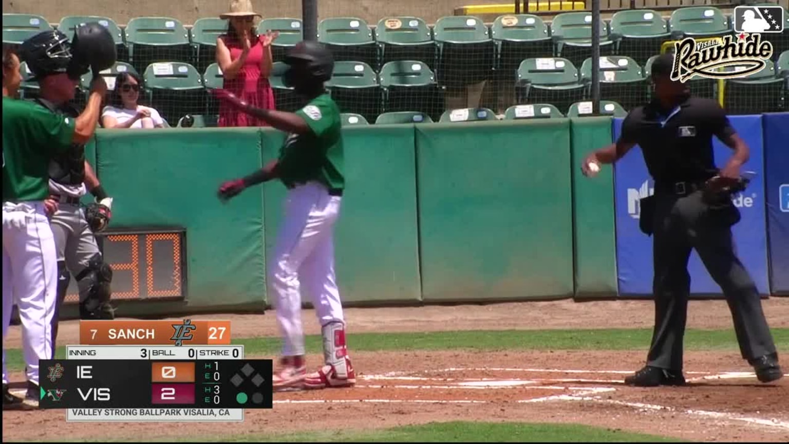 Jansel Luis' two-run homer | 07/21/2024 | Rawhide