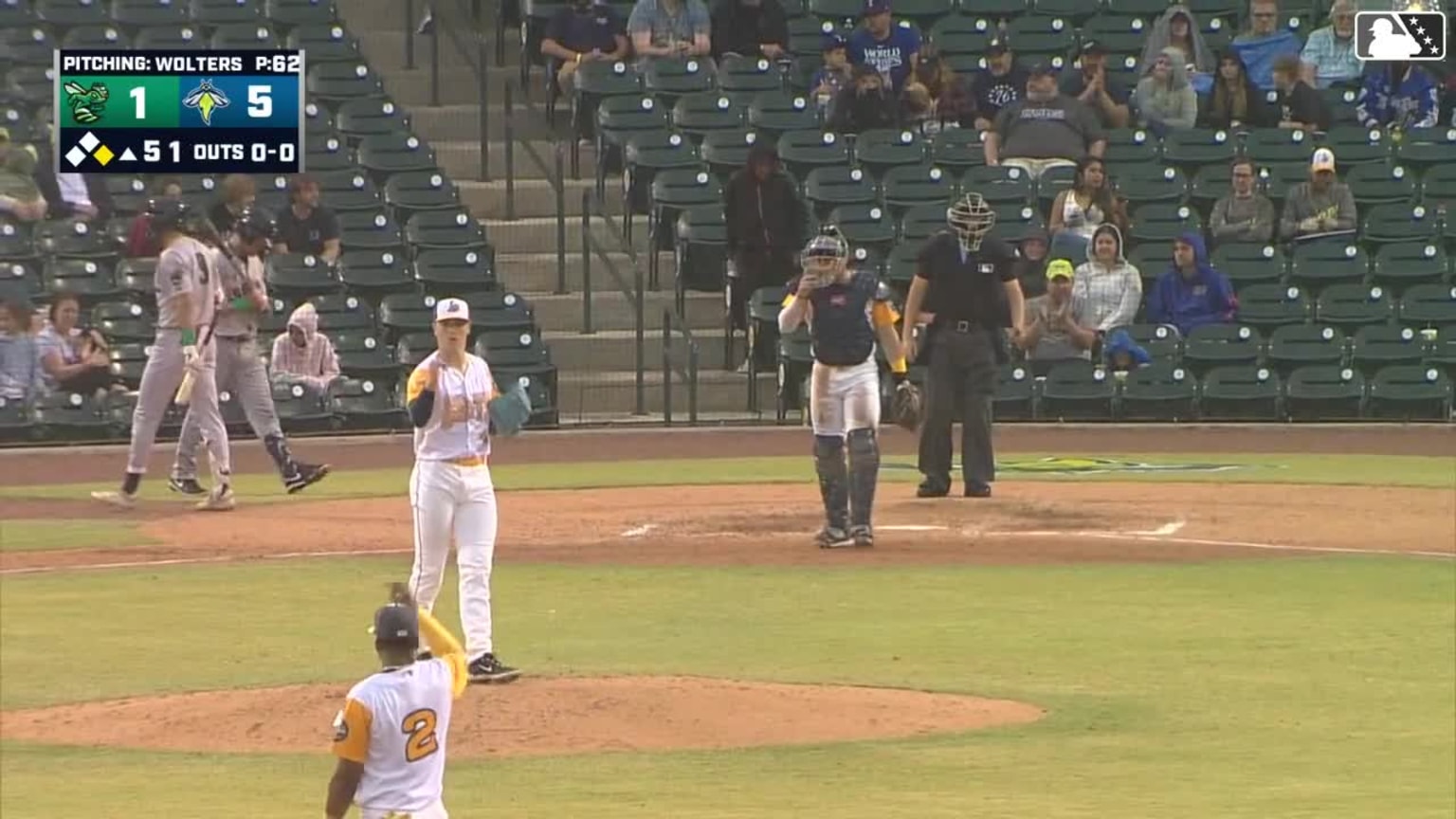 Blake Wolters' seventh strikeout 04/28/2024 Fireflies