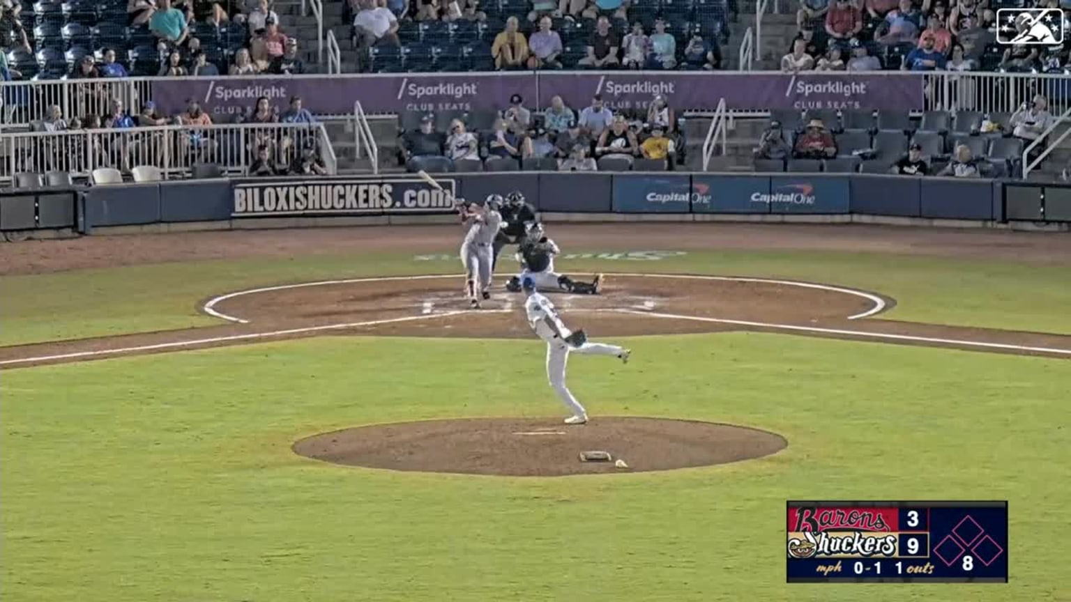 Edgar Quero's first Barons hit 07/30/2023