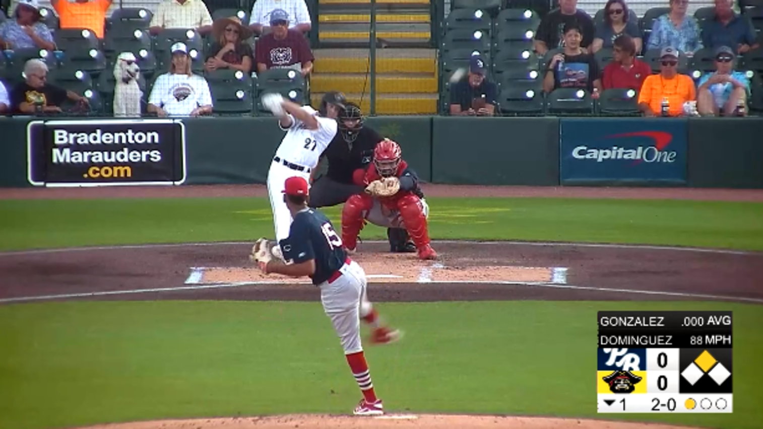 Tres Gonzalez knocks first hit 08/12/2022 Mexican League