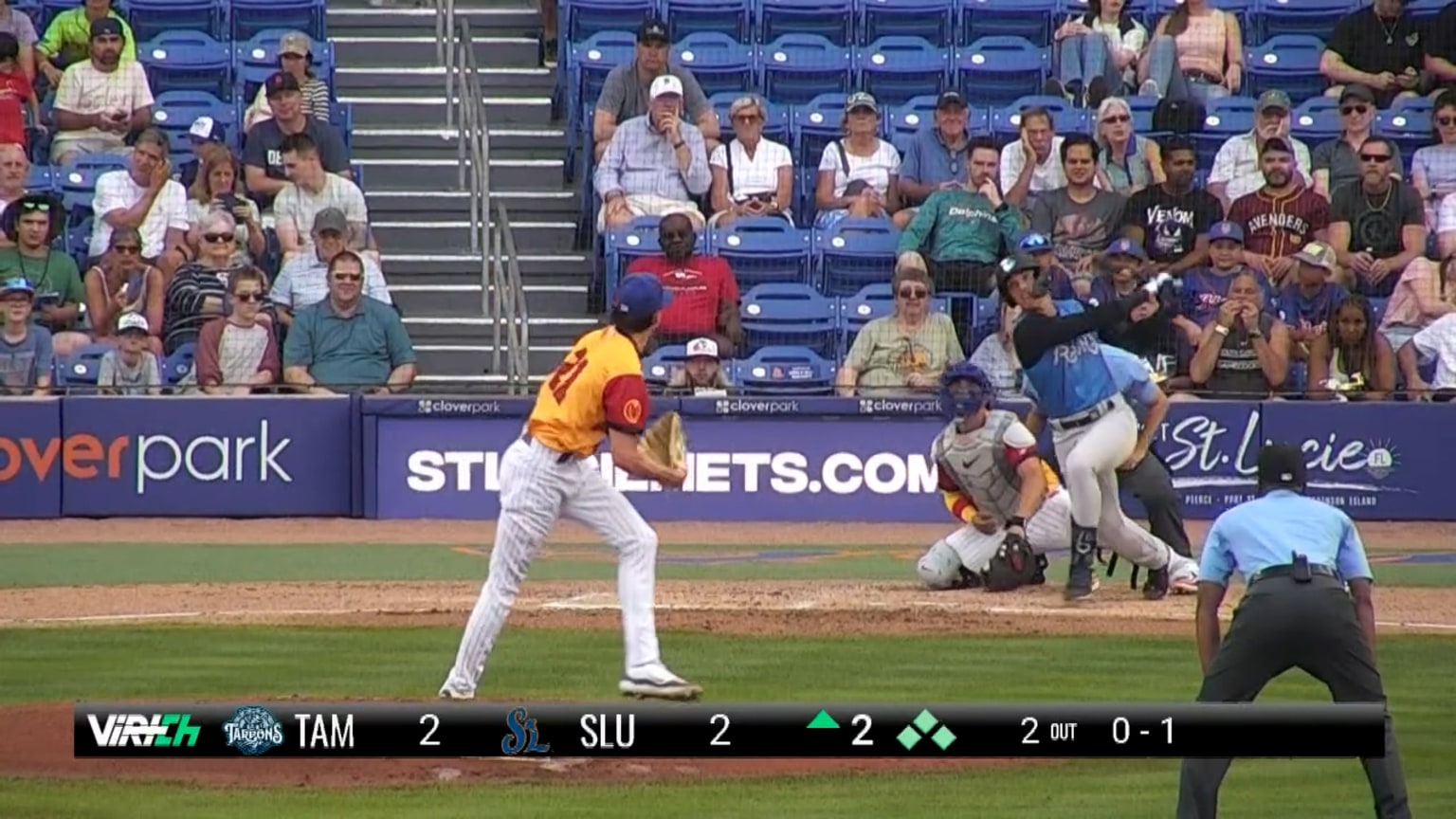 Lombard Jr.'s four RBI outing 04/21/2024 Tarpons