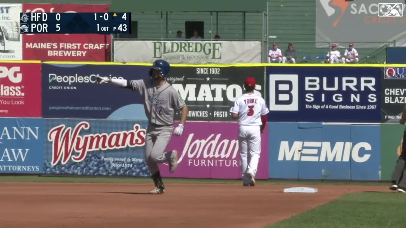 Sterlin Thompson's solo home run | 09/17/2023 | Yard Goats